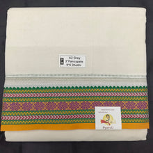 Load image into Gallery viewer, Nagari Cotton Dhothi 9*5