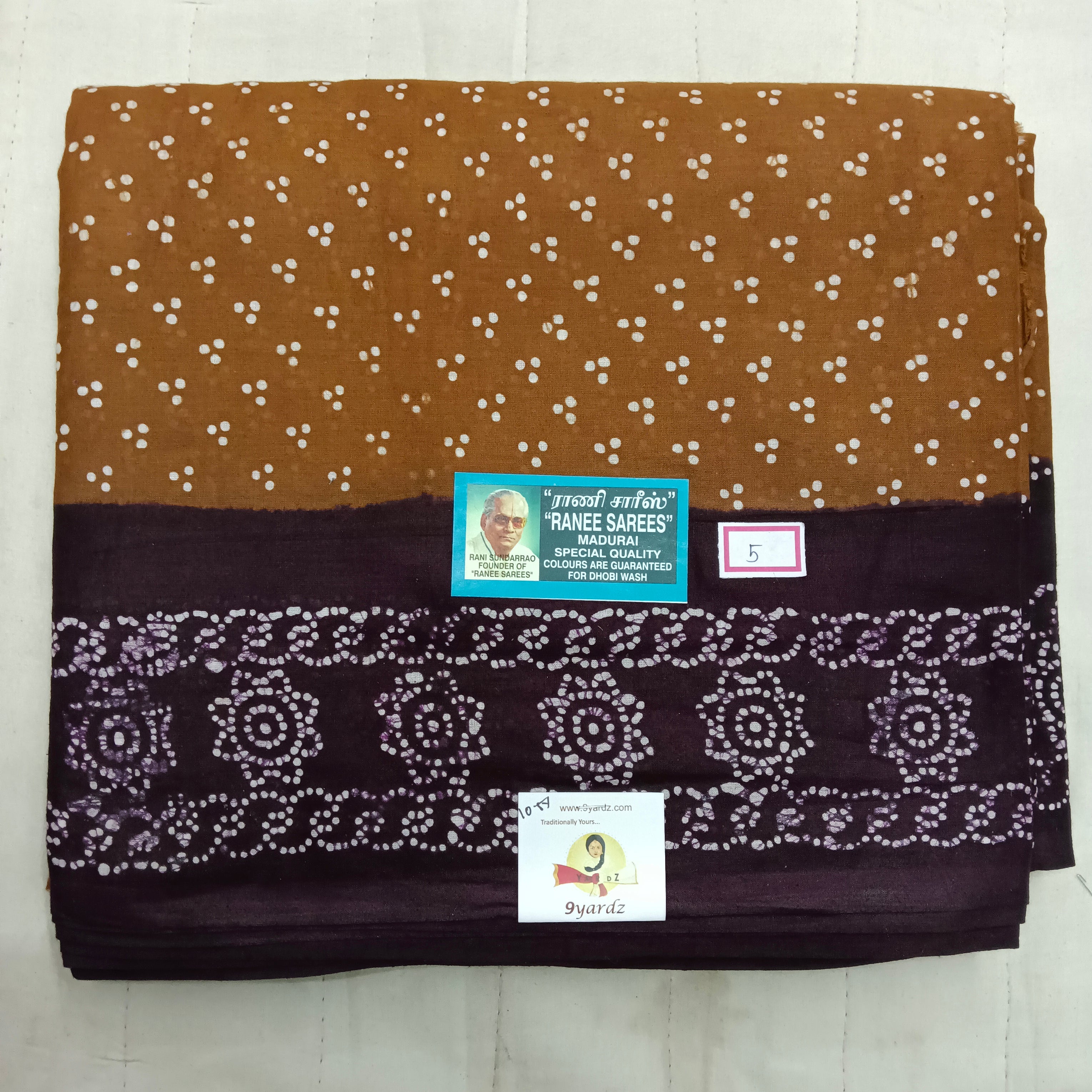 Ranee voyal saree 10.5yardz(9.8mtrs)