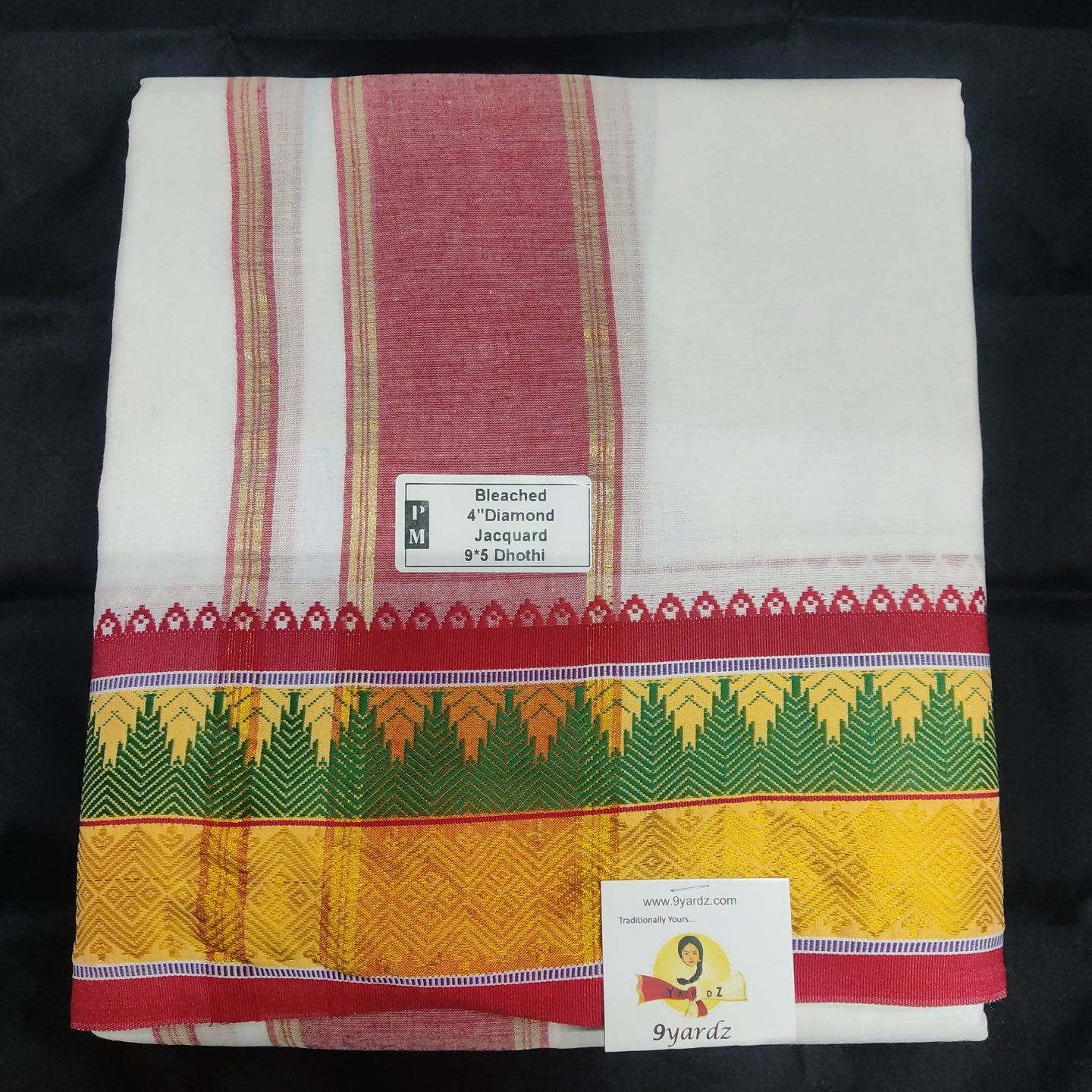 Cotton  Dhothi Jacquard 9*5