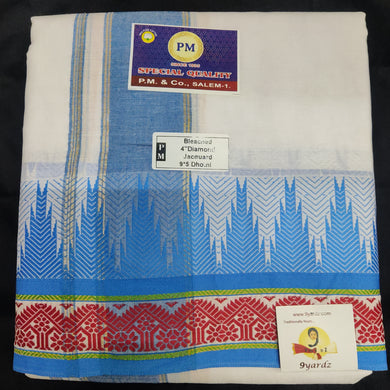 Cotton  Dhothi Jacquard 9*5