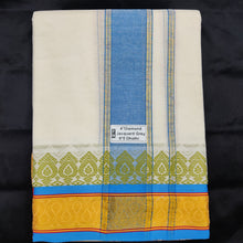 Load image into Gallery viewer, Cotton Dhothi HalfBleached 9*5