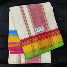 Load image into Gallery viewer, Cotton Dhothi HalfBleached 9*5