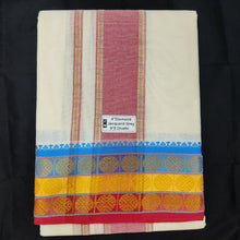 Load image into Gallery viewer, Cotton Dhothi HalfBleached 9*5