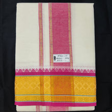 Load image into Gallery viewer, Cotton Dhothi HalfBleached 9*5