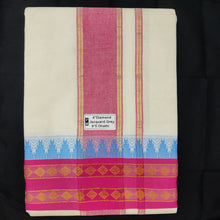 Load image into Gallery viewer, Cotton Dhothi HalfBleached 9*5