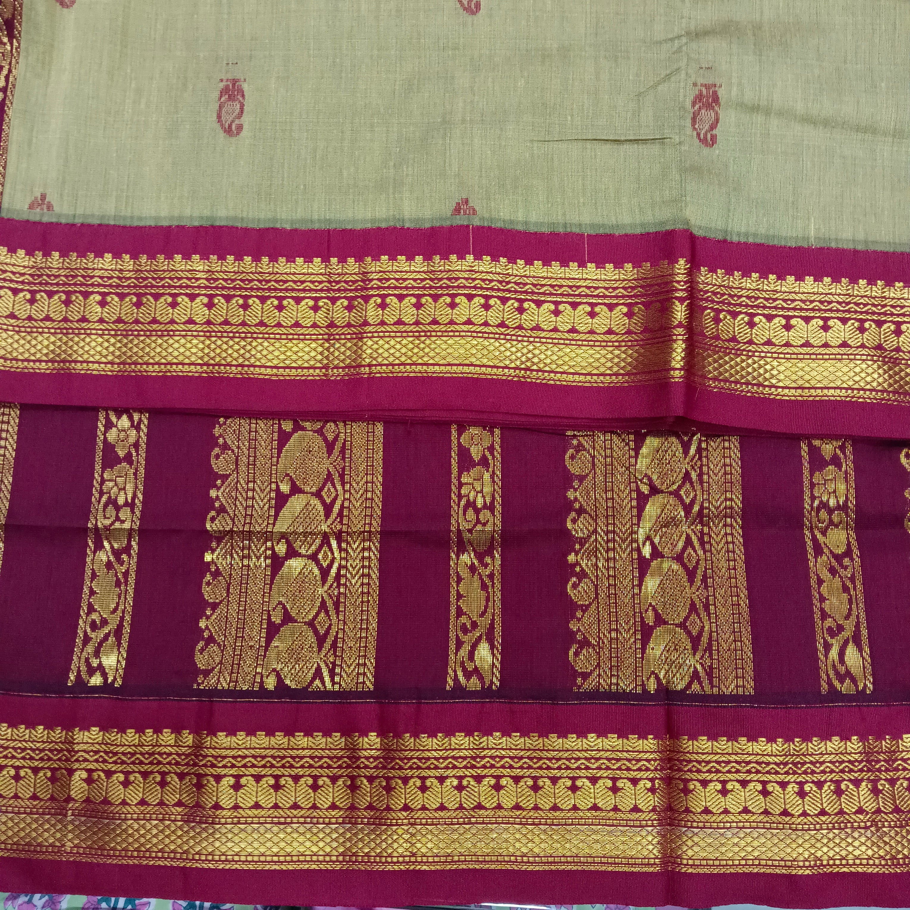 Kalyani Cotton  9.5 yards
