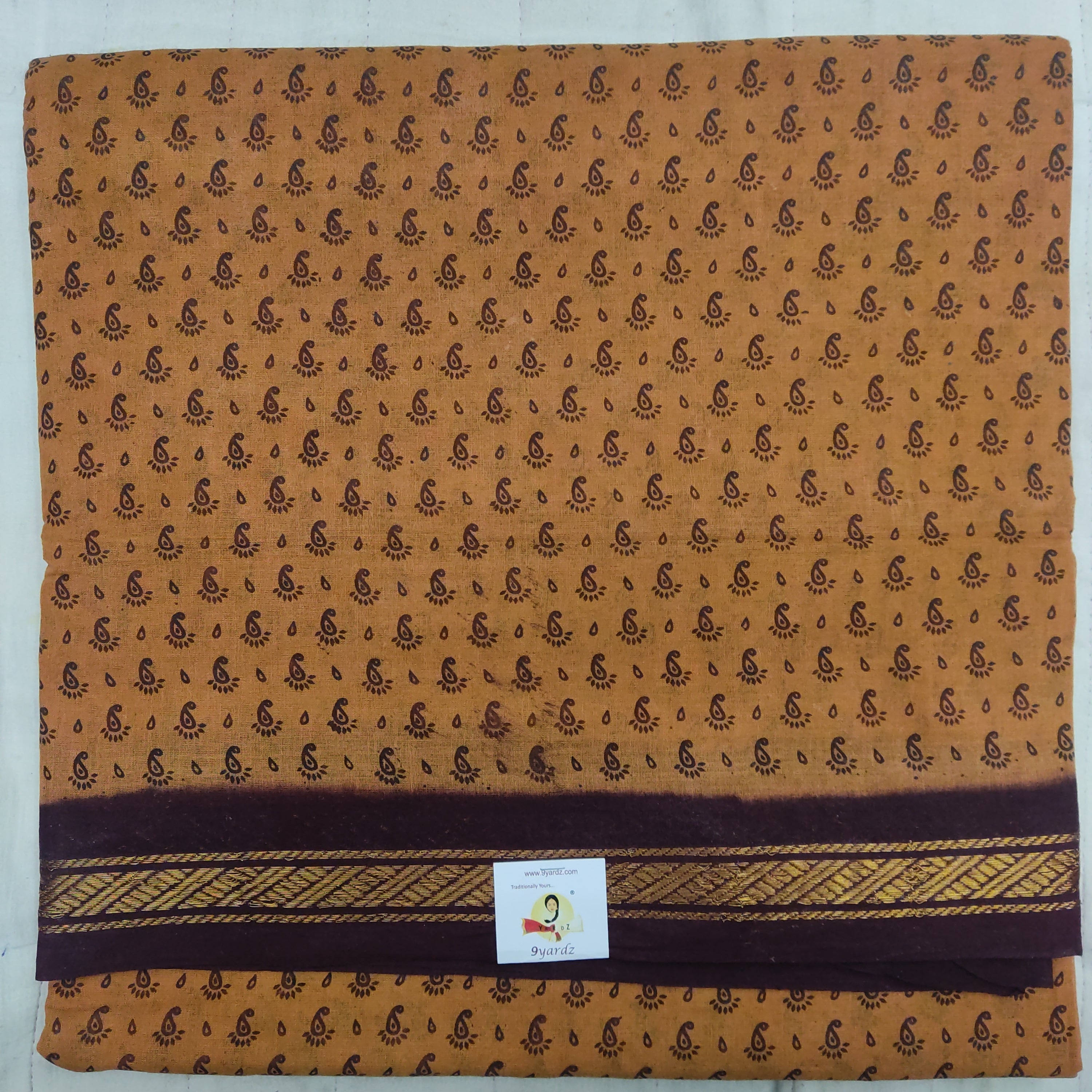Sungudi cotton 10.5 yards madisar