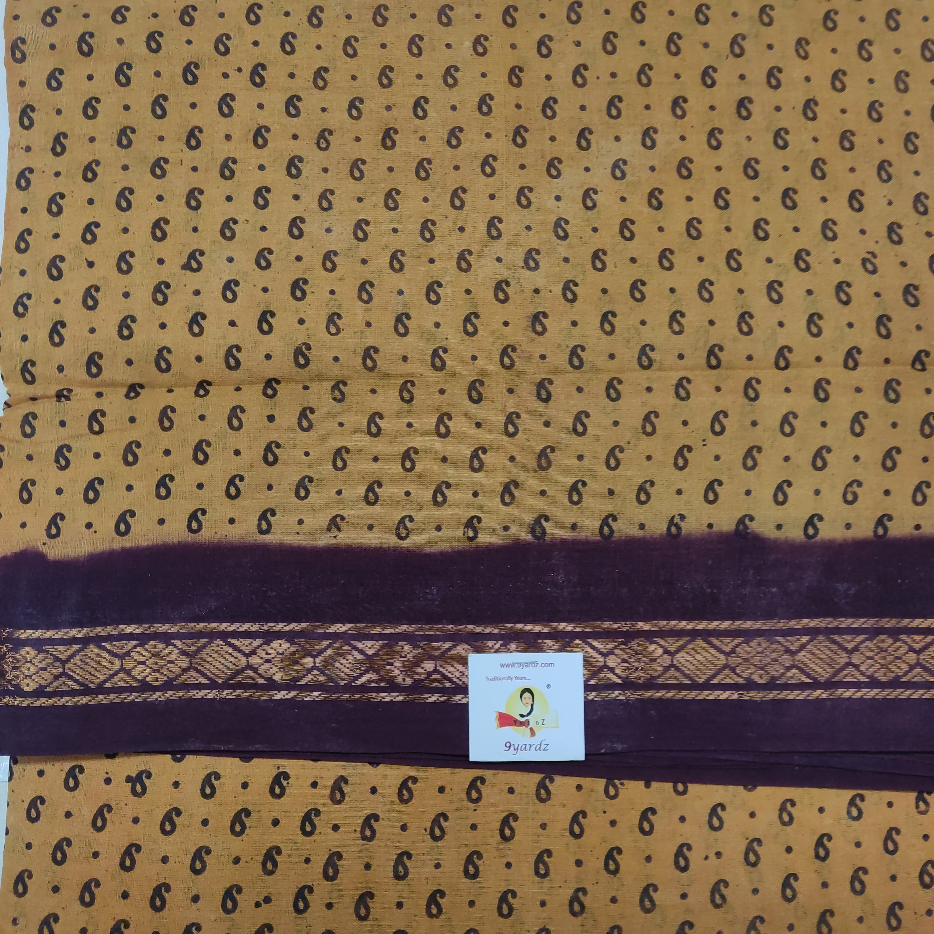Sungudi cotton 10.5 yards madisar