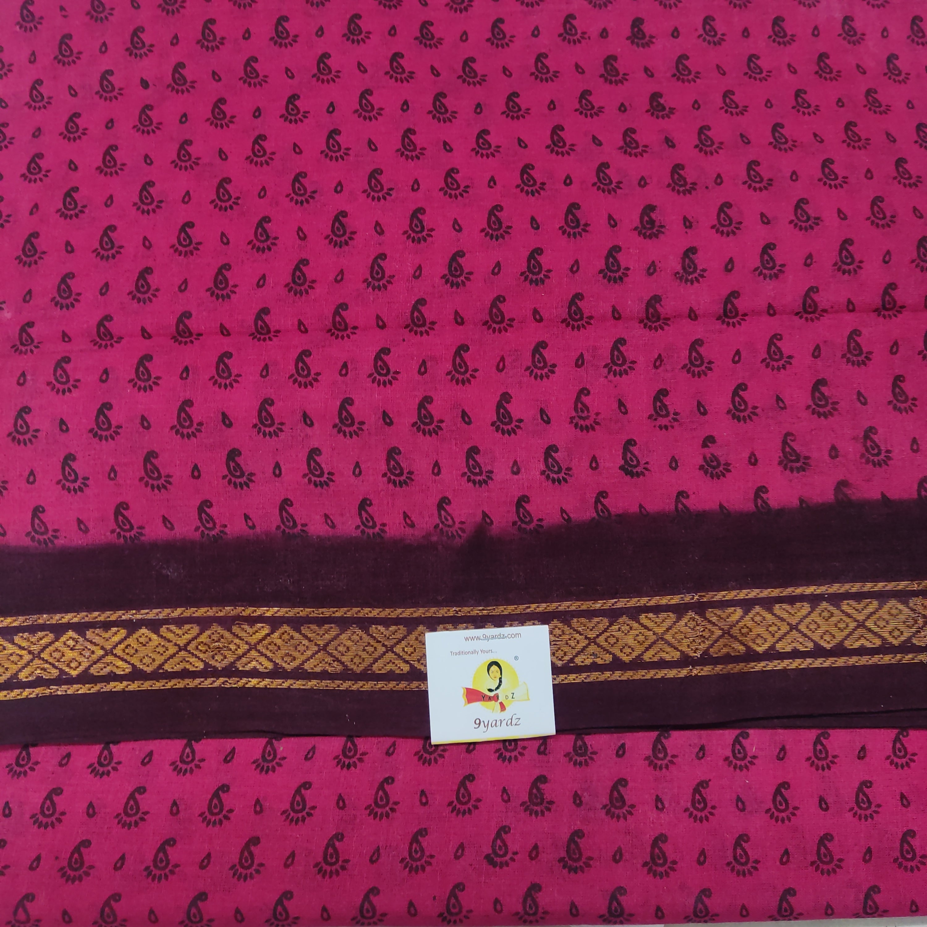 Sungudi cotton 10.5 yards madisar