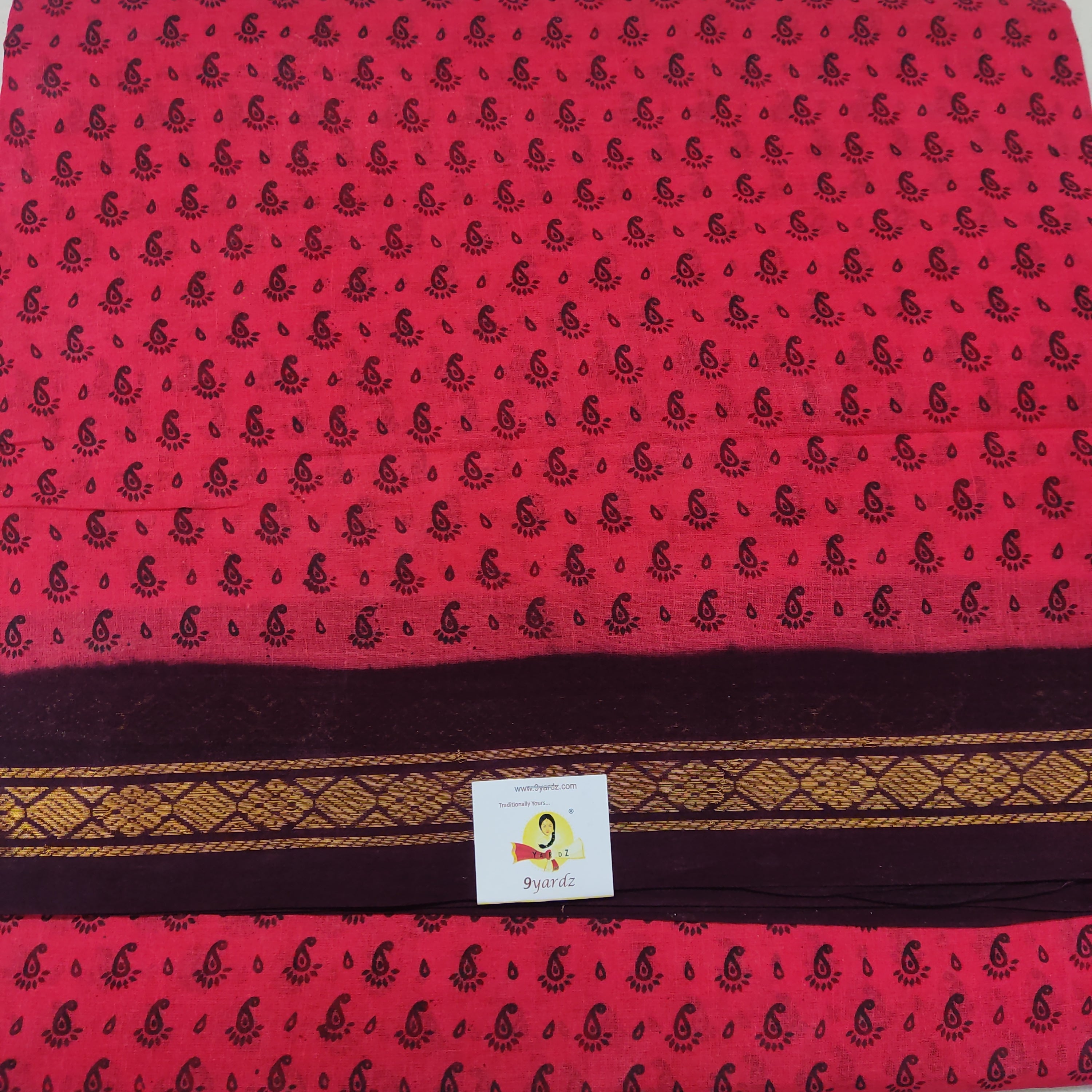 Sungudi cotton 10.5 yards madisar