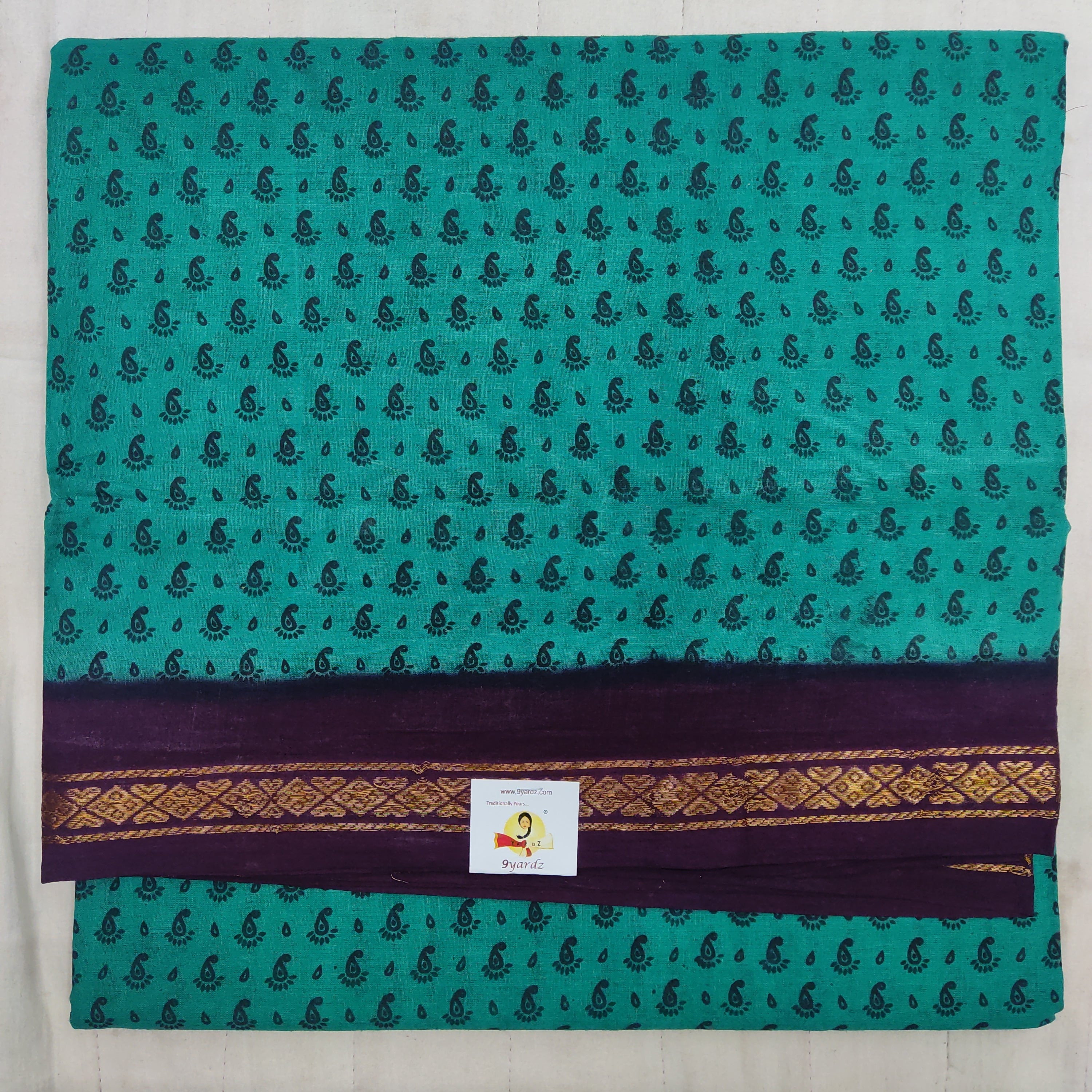 Sungudi cotton 10.5 yards madisar