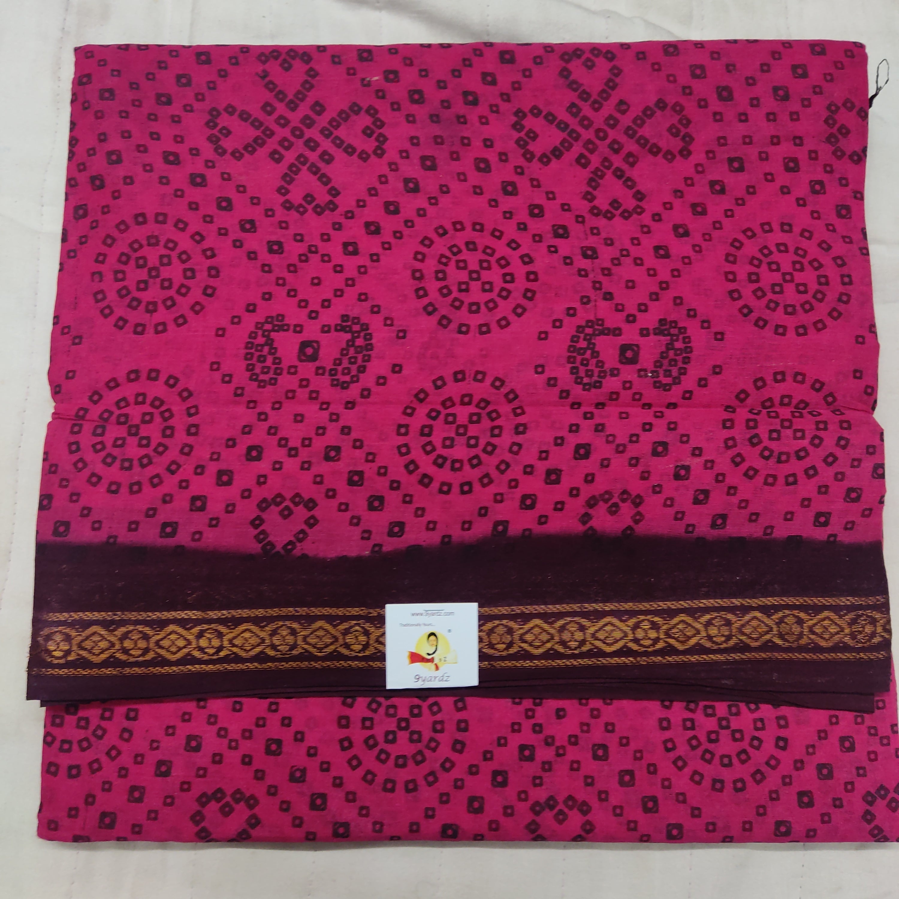Copy of Sungudi cotton 10.5 yards madisar