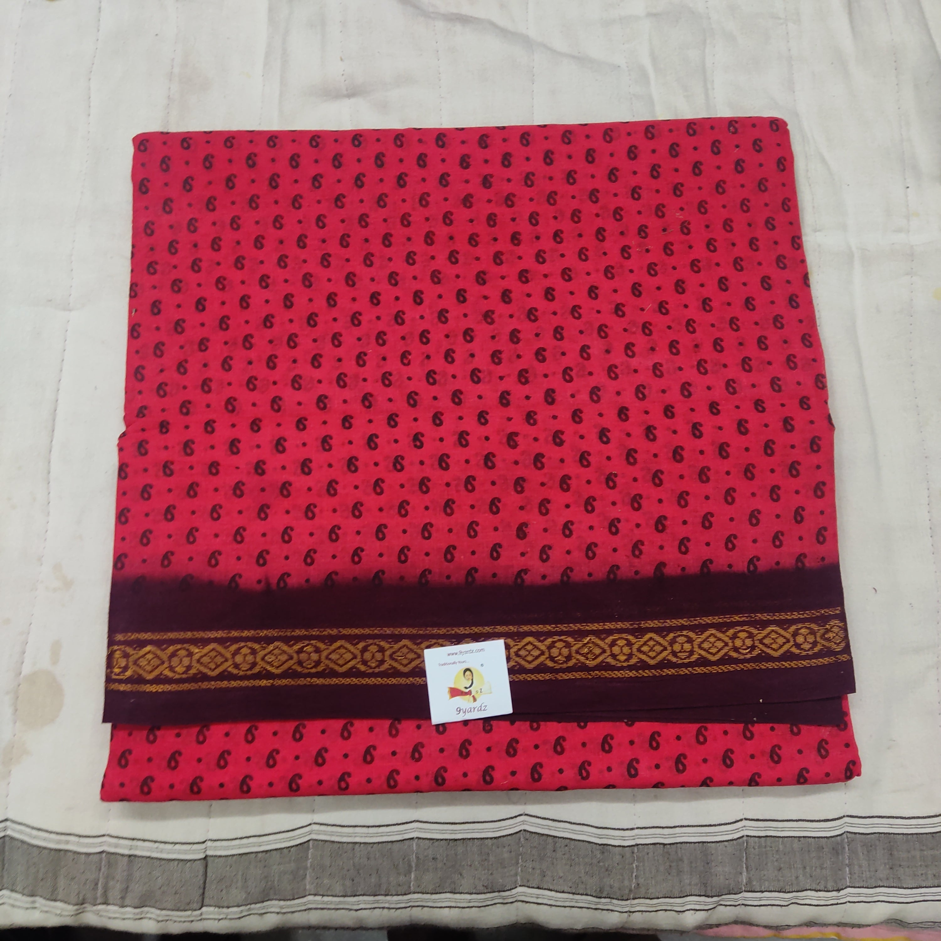 Sungudi cotton 10.5 yards madisar