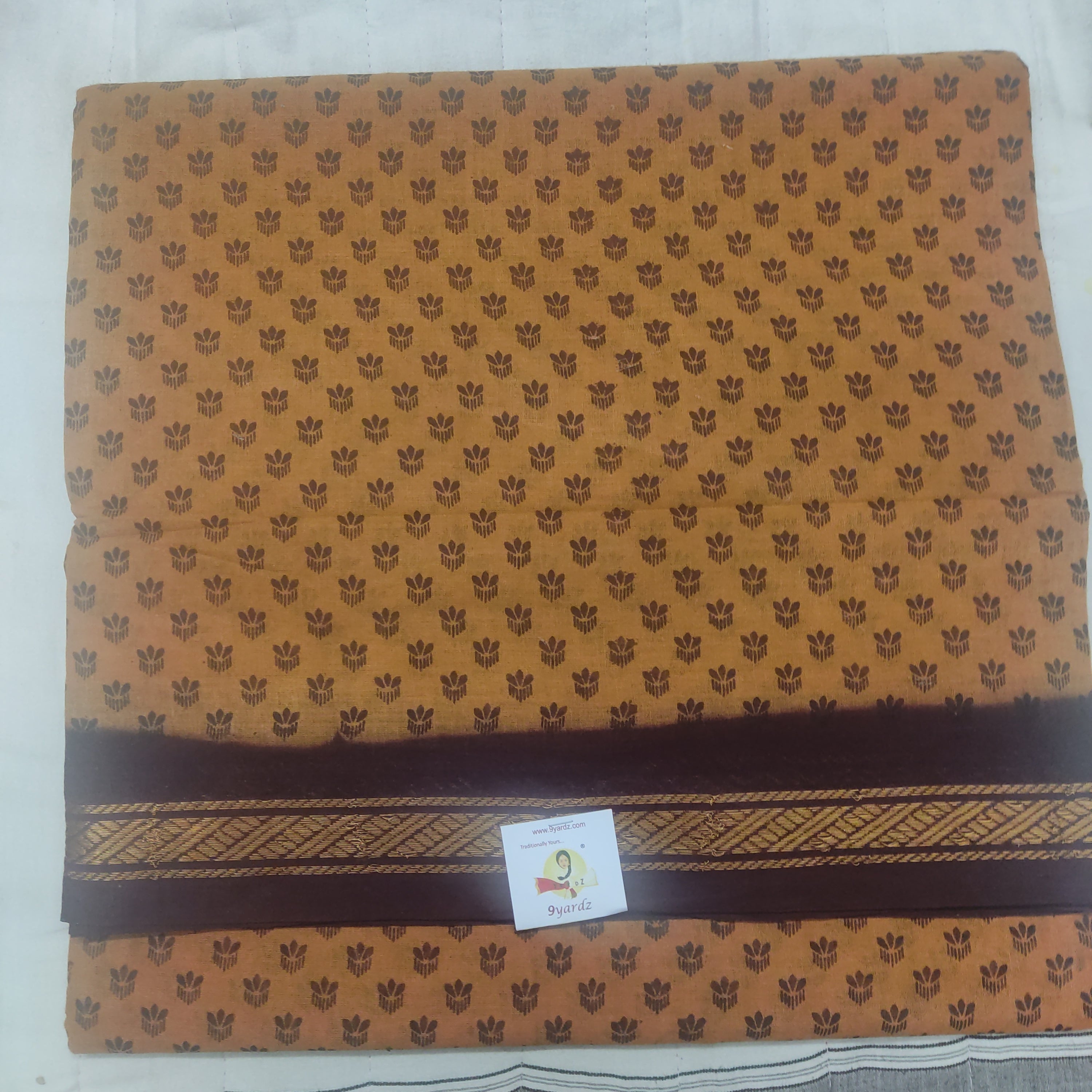 Sungudi cotton 10.5 yards madisar