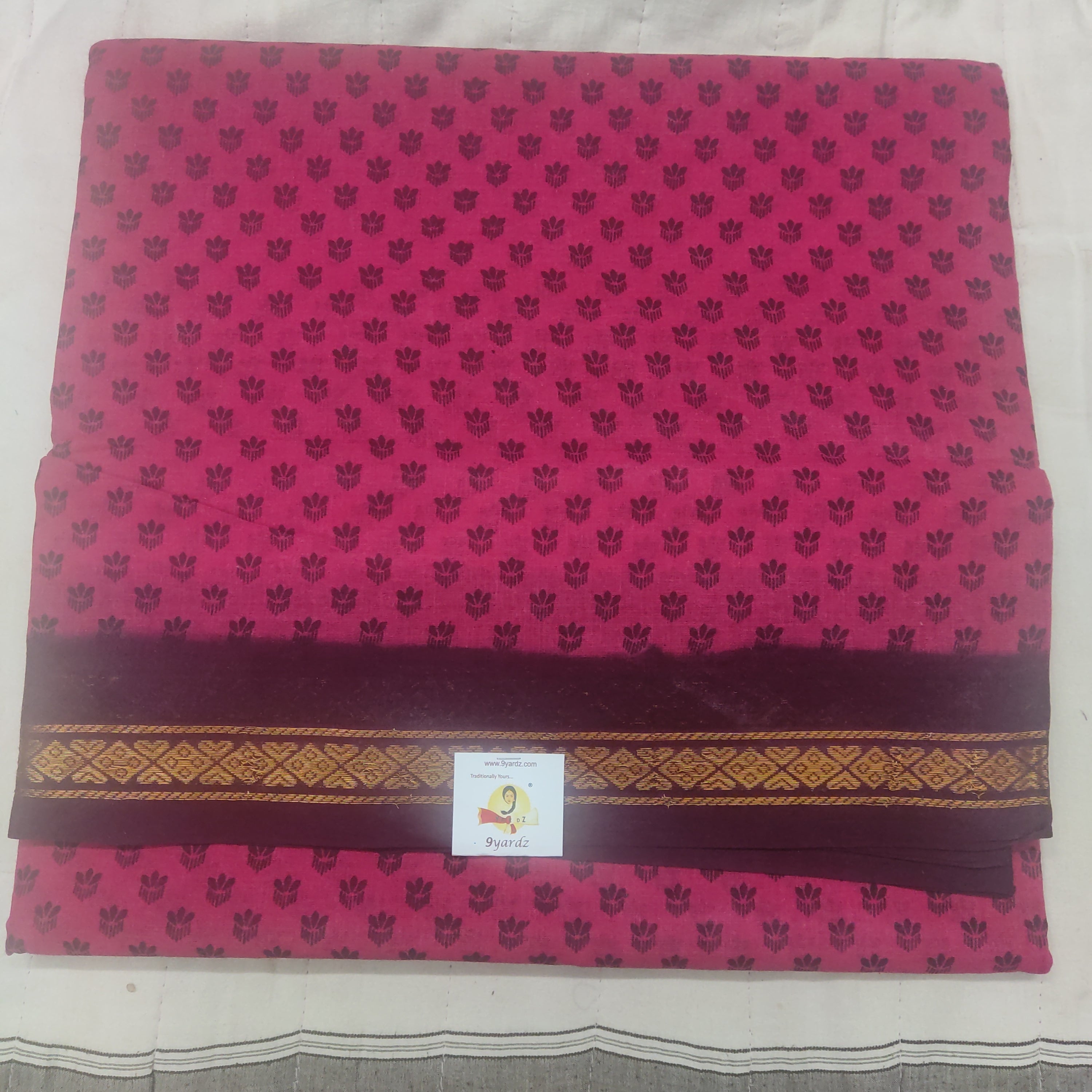 Sungudi cotton 10.5 yards madisar