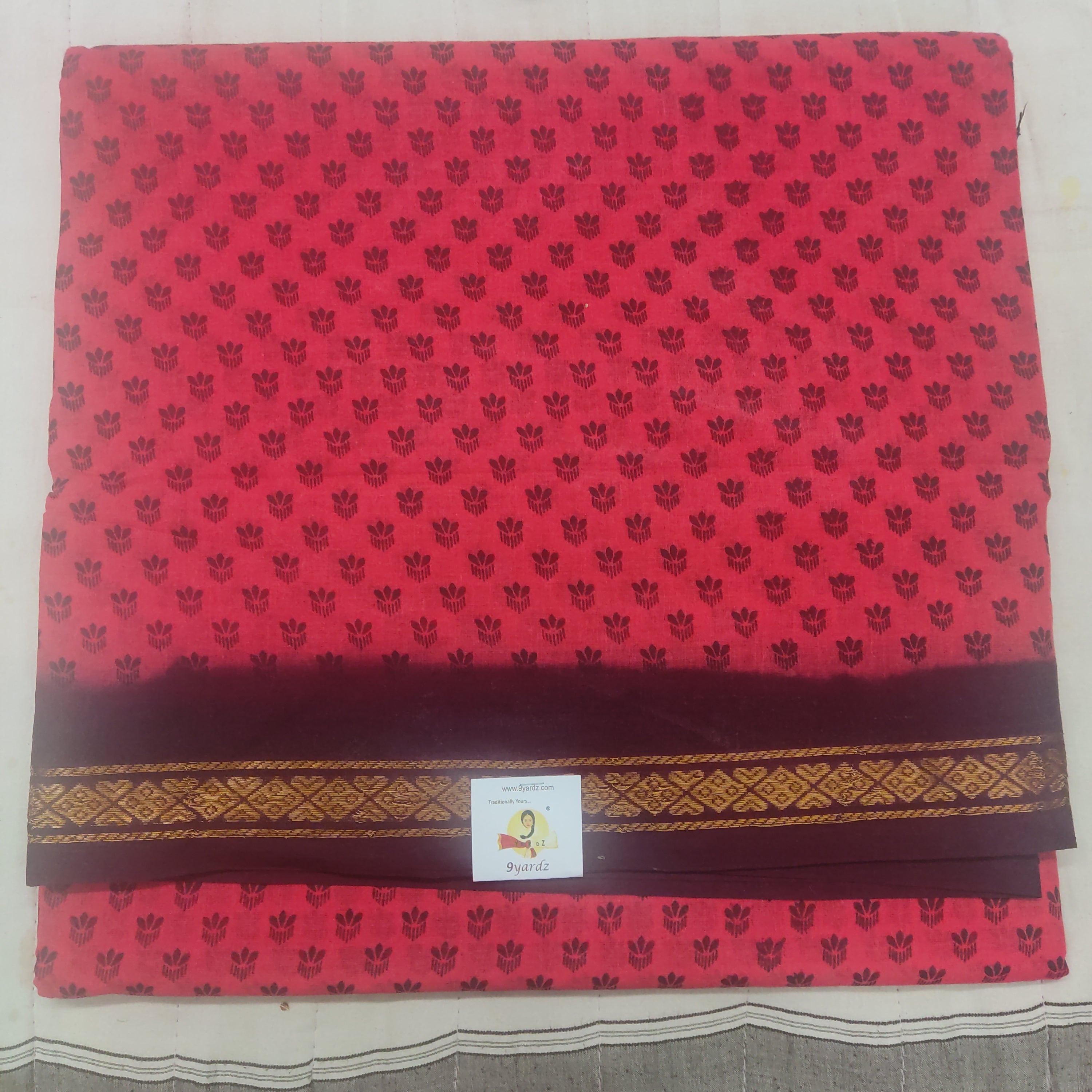 Sungudi cotton 10.5 yards madisar