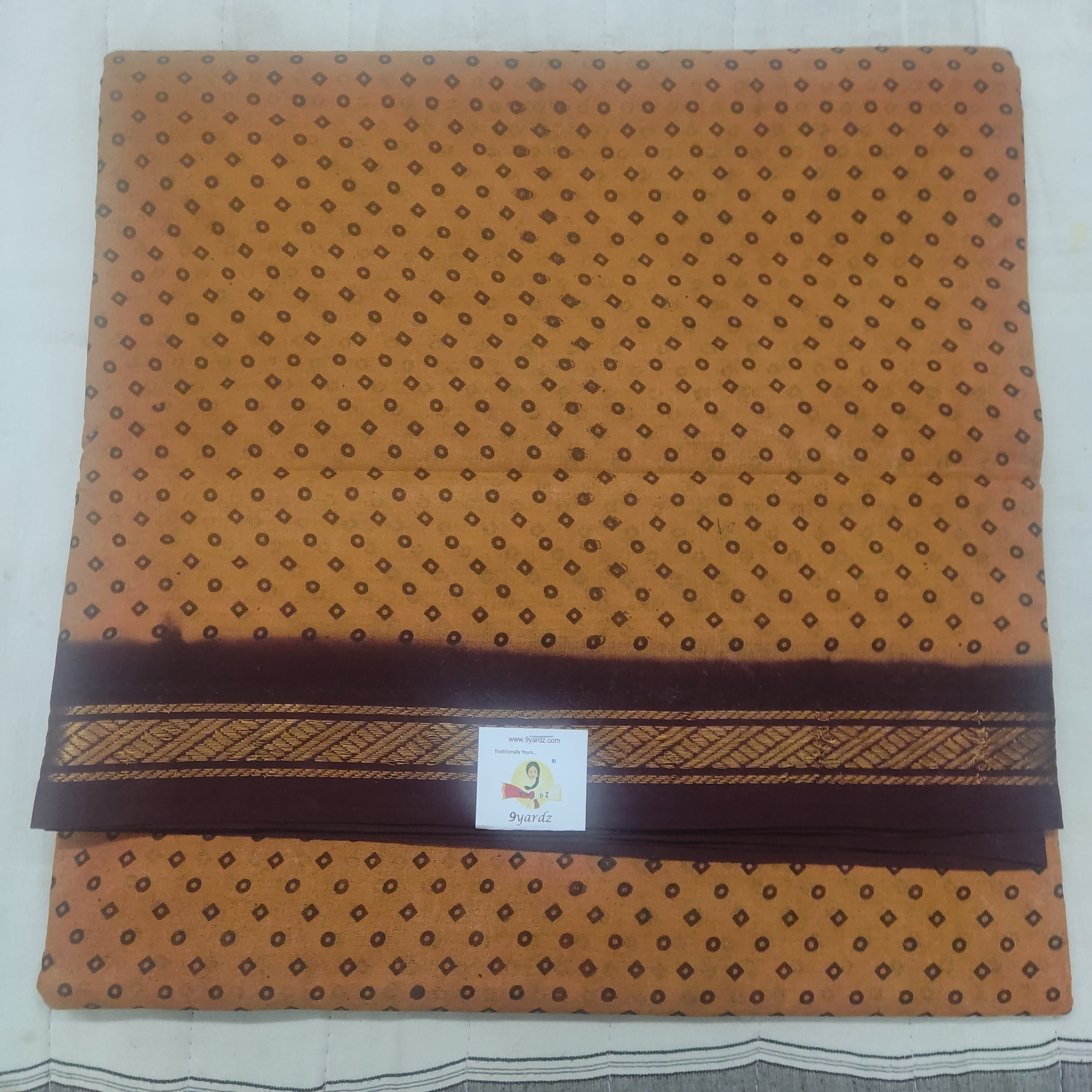 Sungudi cotton 10.5 yards madisar