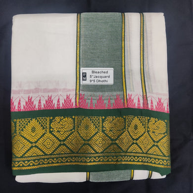 Cotton  Dhothi Jacquard 9*5