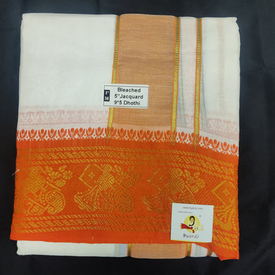 Cotton  Dhothi Jacquard 9*5