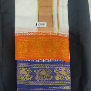 Cotton  Dhothi Jacquard 9*5