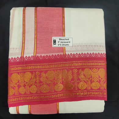 Cotton  Dhothi Jacquard 9*5