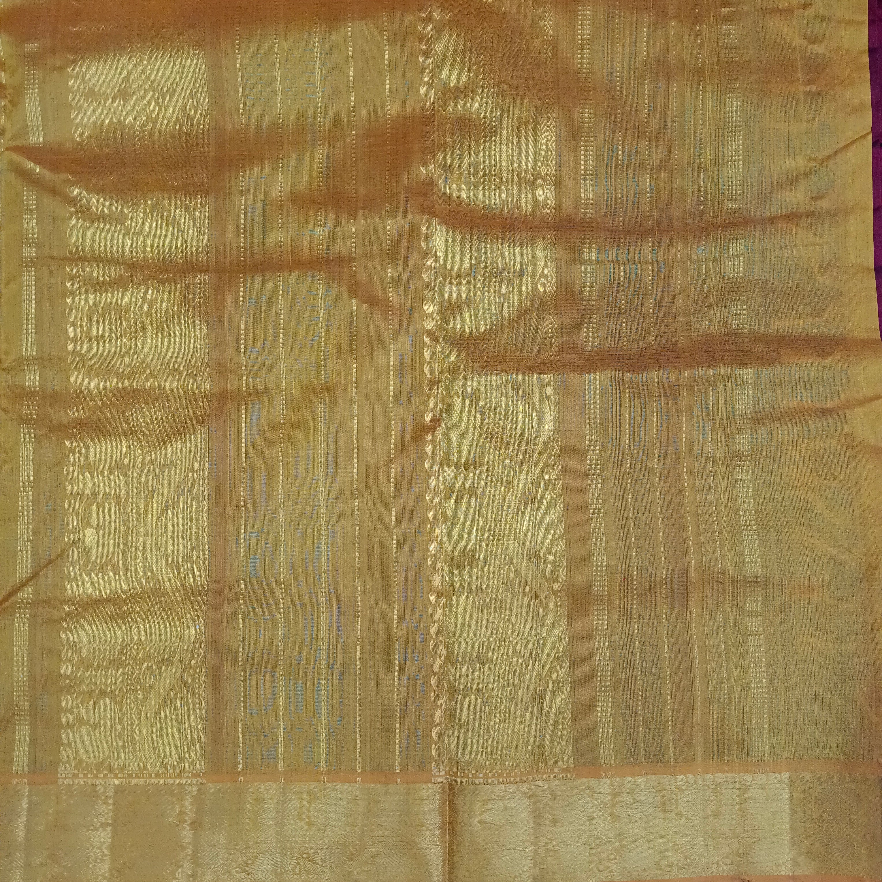 Pure silk cotton with butta -10 yards madisar