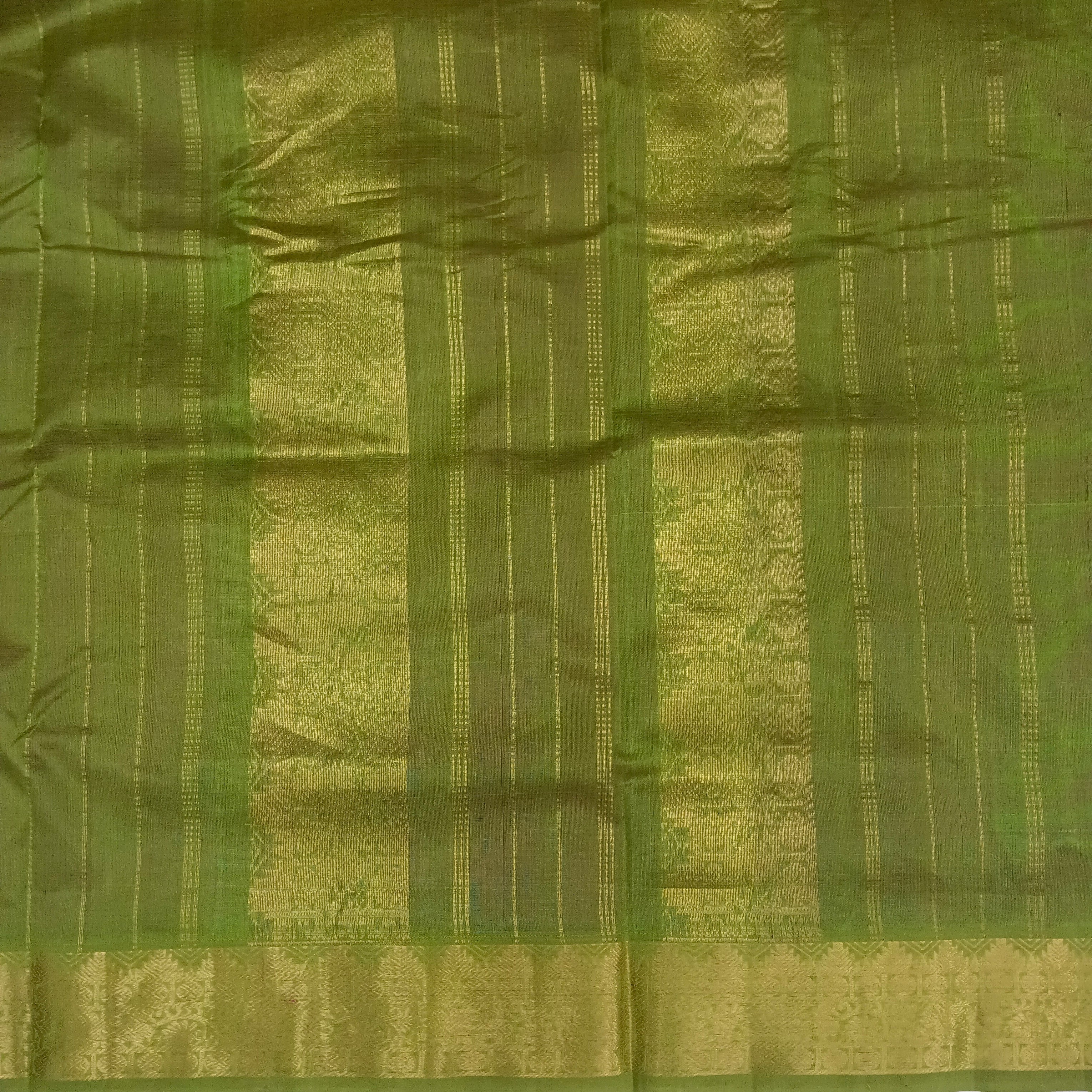 Pure silk cotton with butta -10 yards madisar