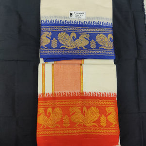 Cotton Jacqurad  Dhothi 9*5