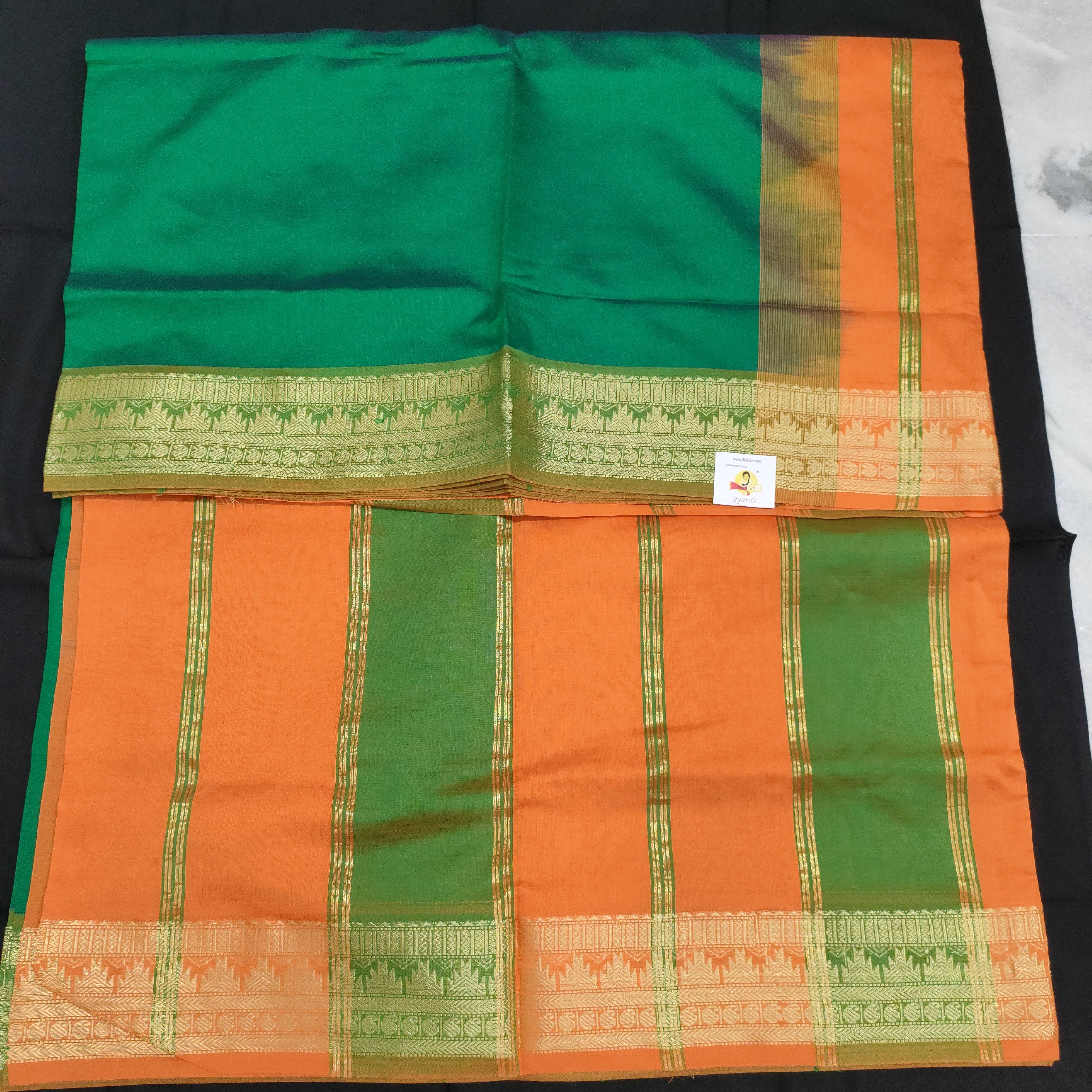 Semi silk cotton 6Yards