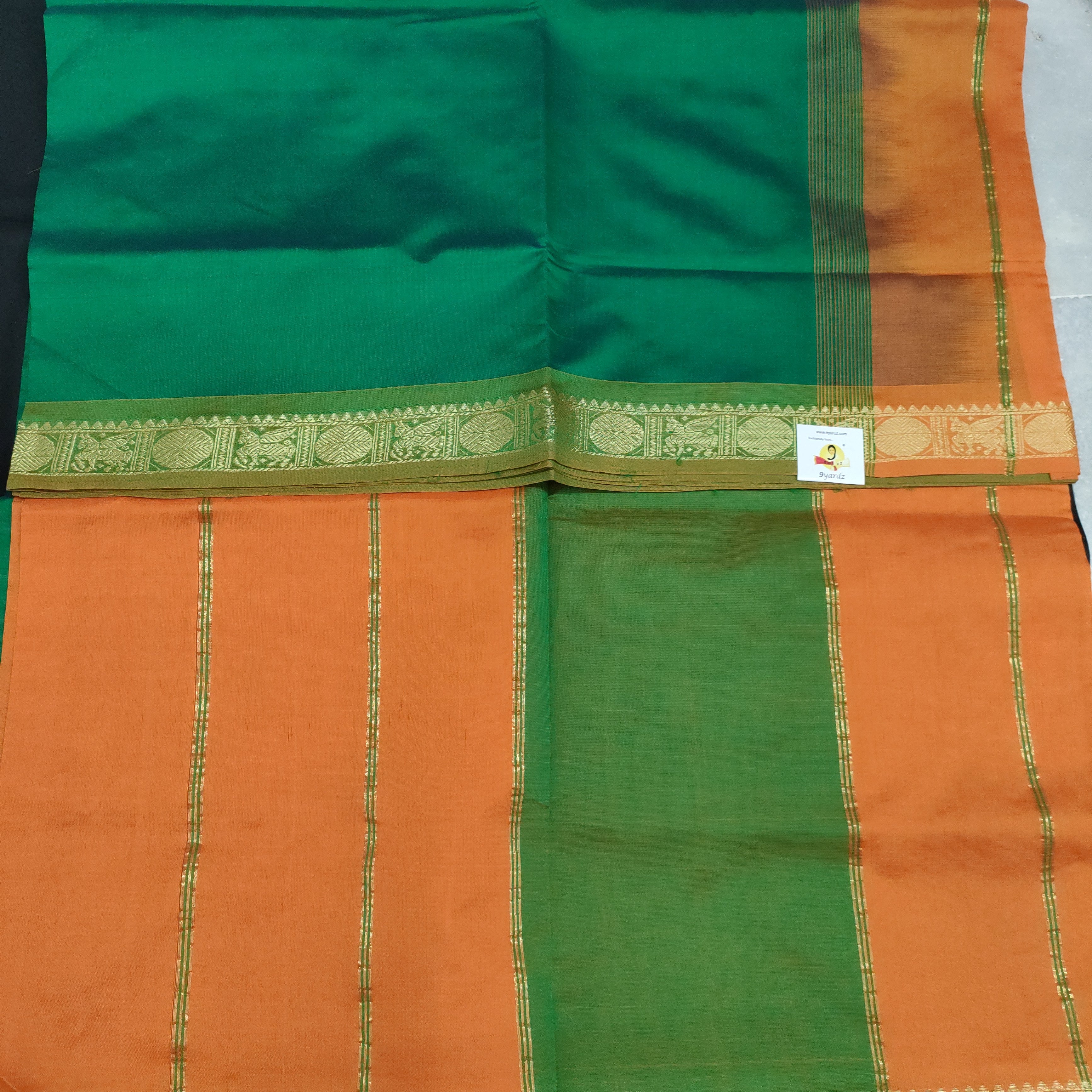 Semi silk cotton 6Yards