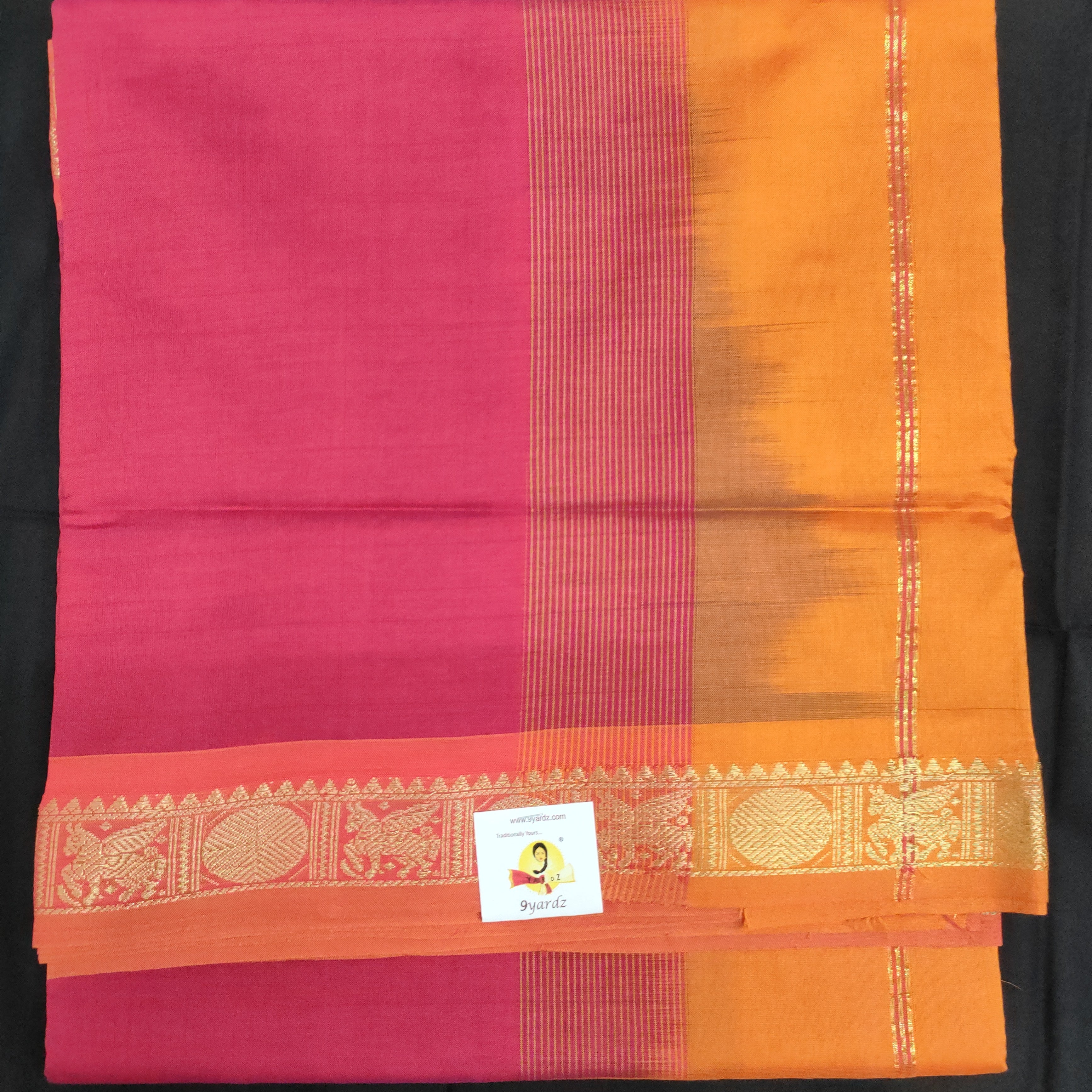 Semi silk cotton 6Yards