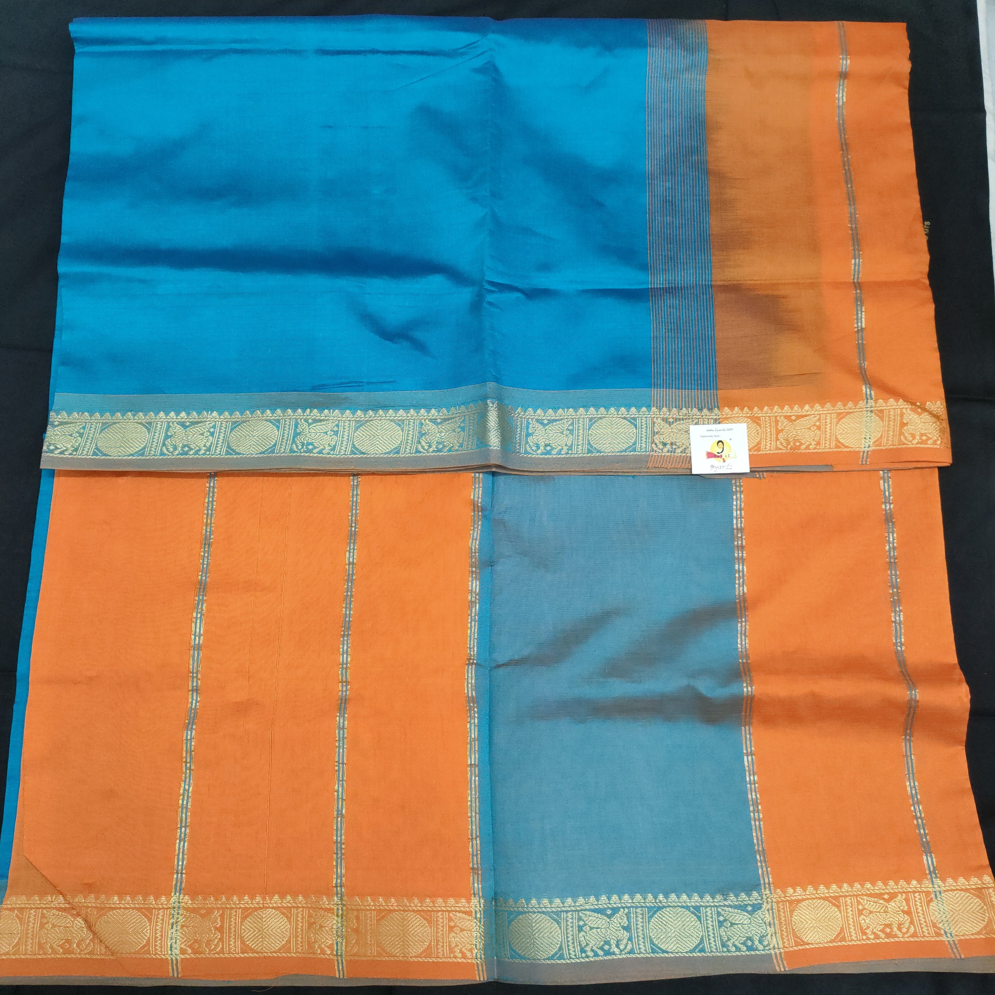 Semi silk cotton 6Yards