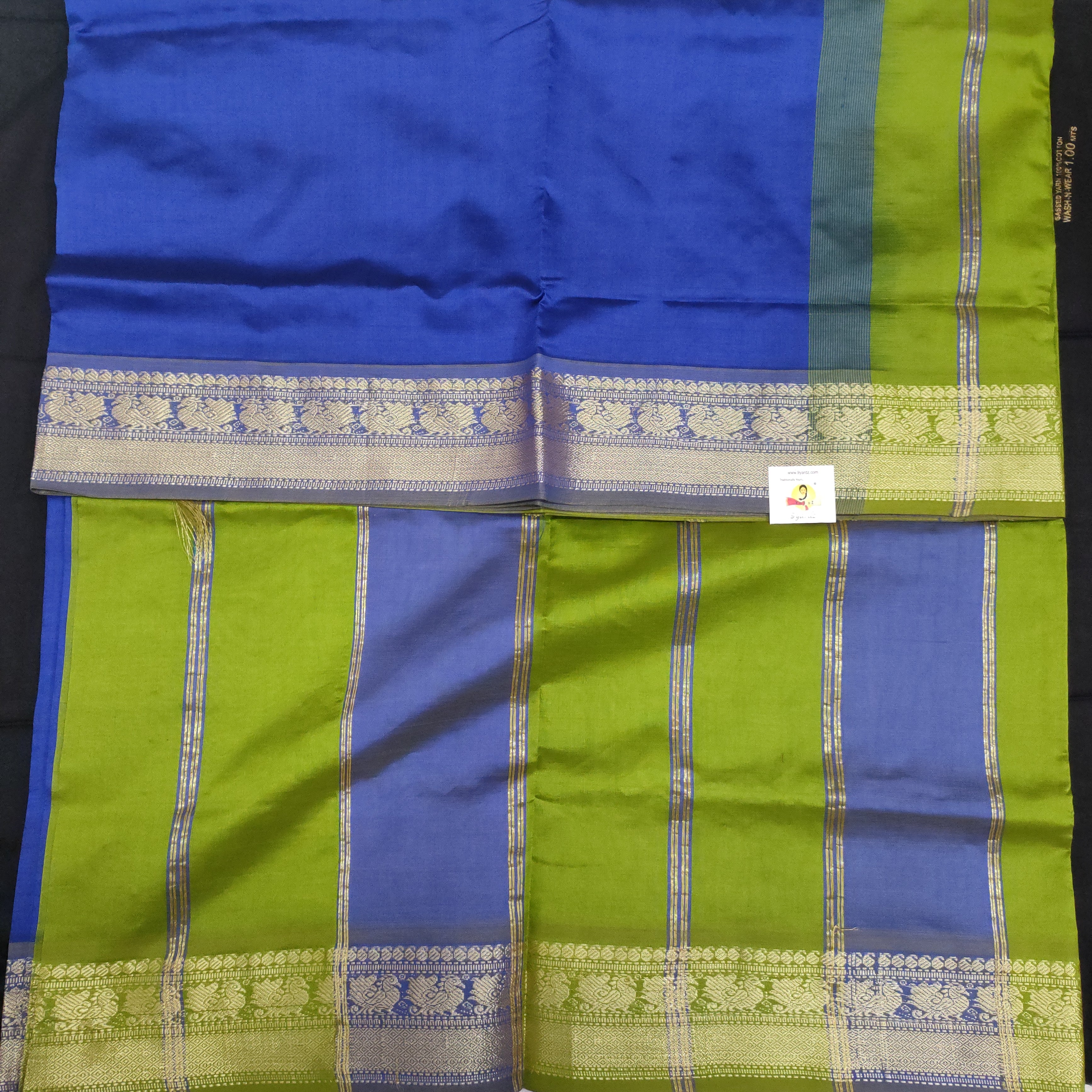Semi silk cotton 6Yards