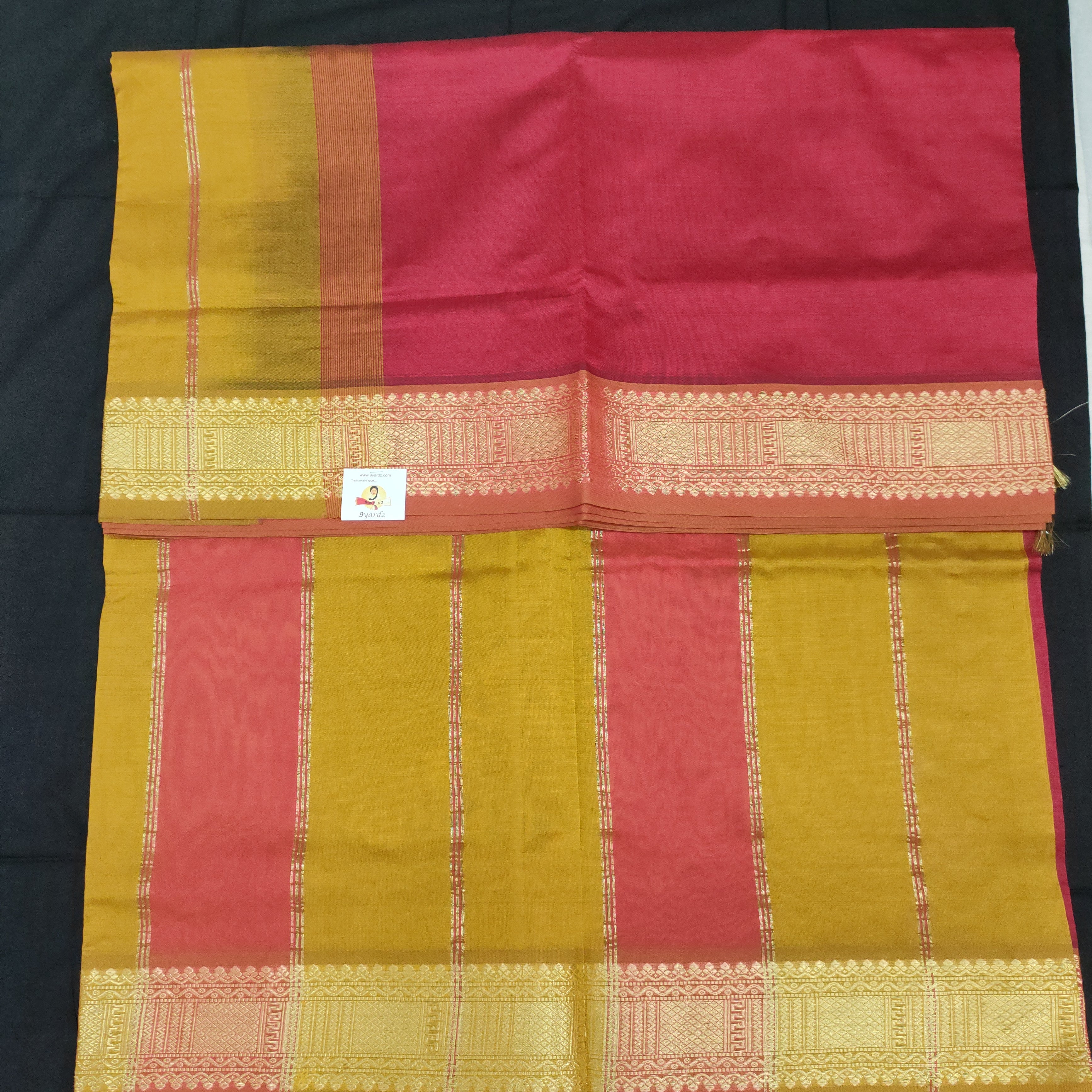 Semi silk cotton 6Yards