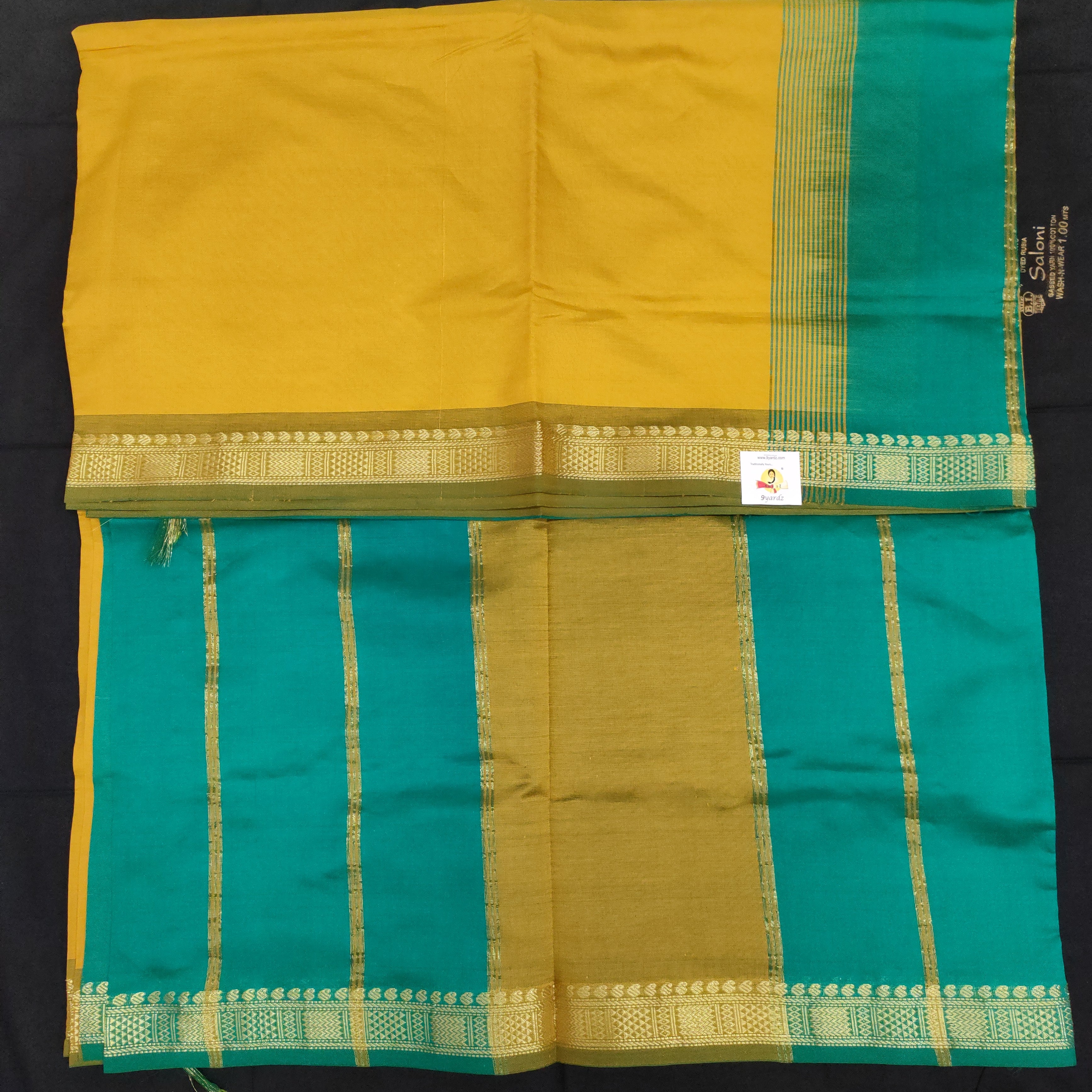 Semi silk cotton 6Yards