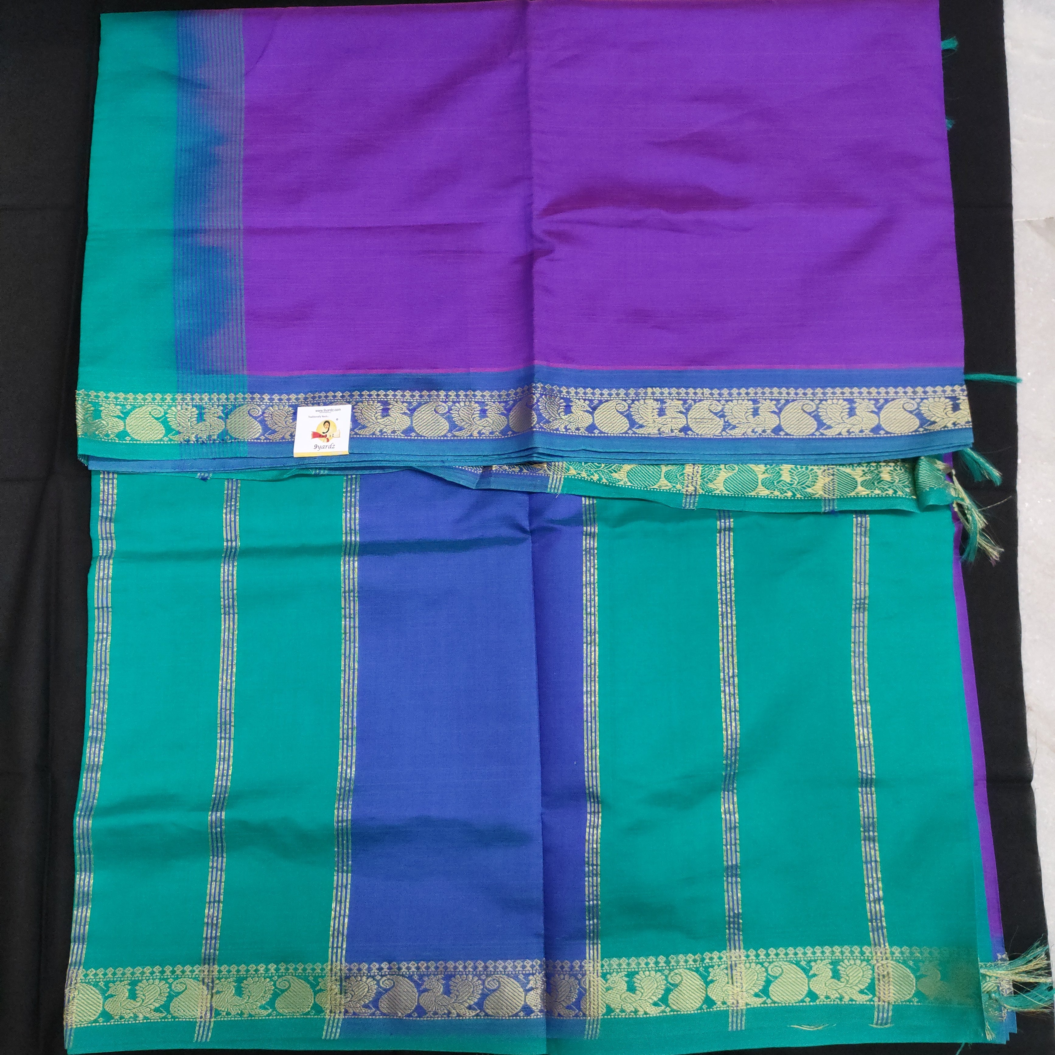 Semi silk cotton 6Yards