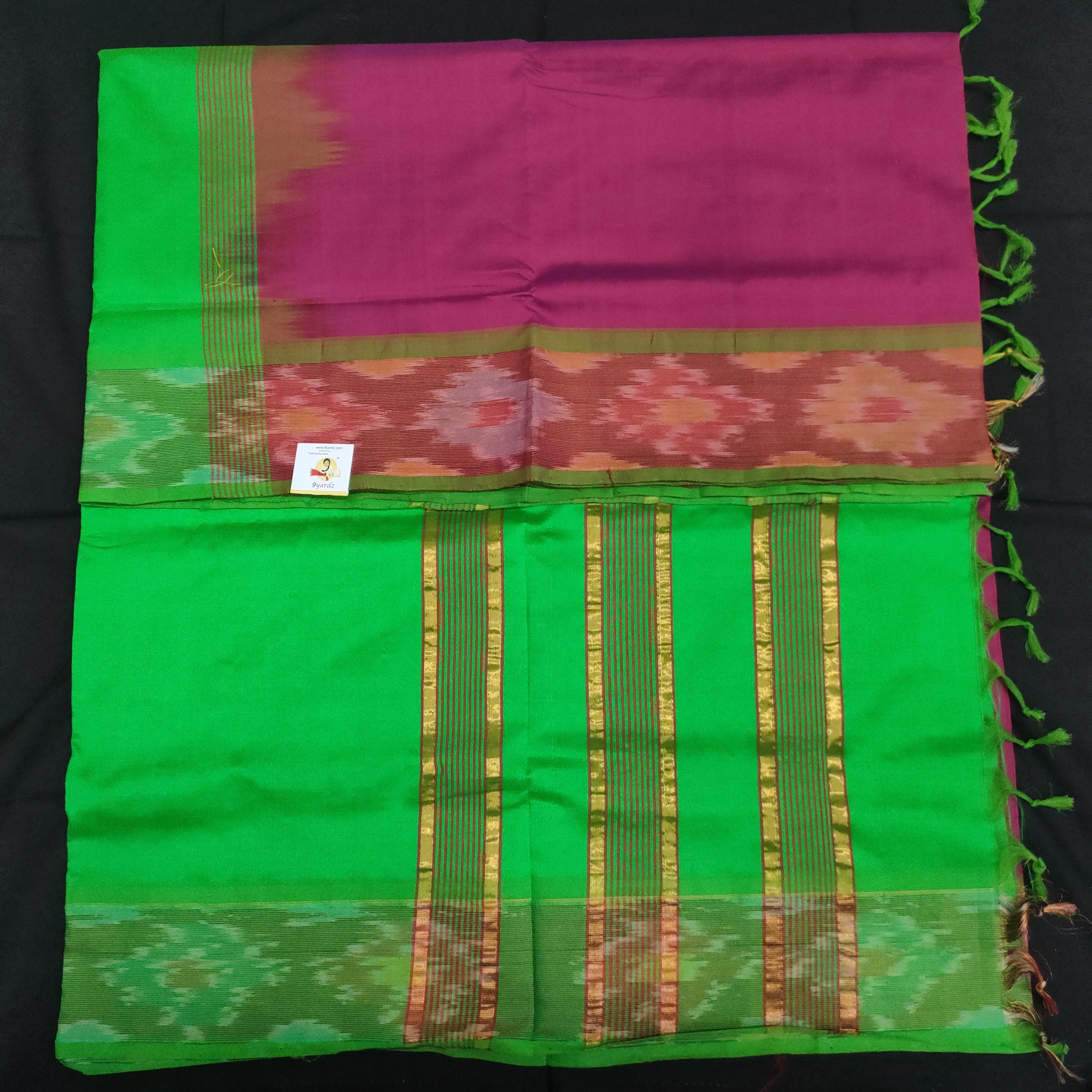 Semi silk cotton 6Yards
