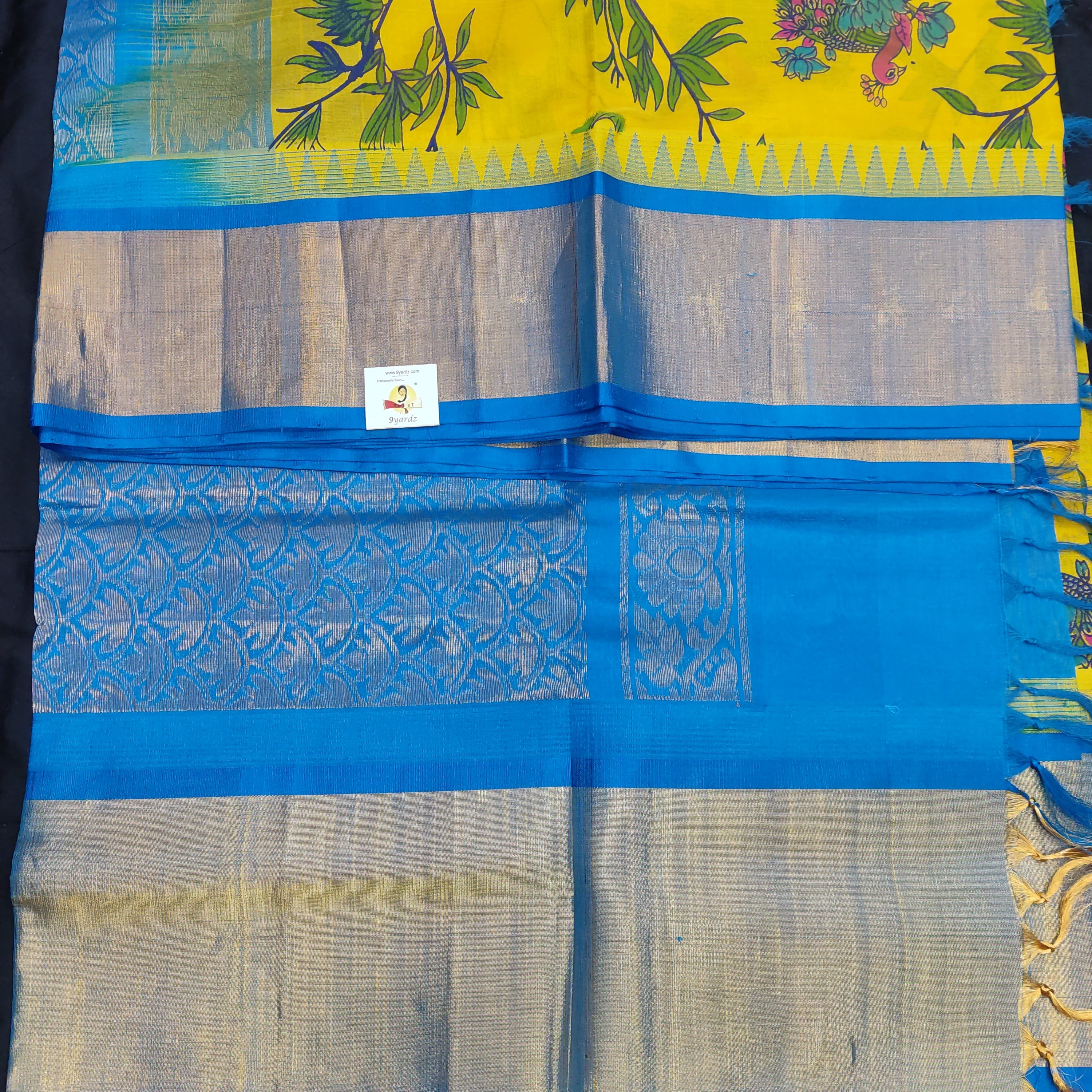 Printed Pure Silk Cotton 6Yards