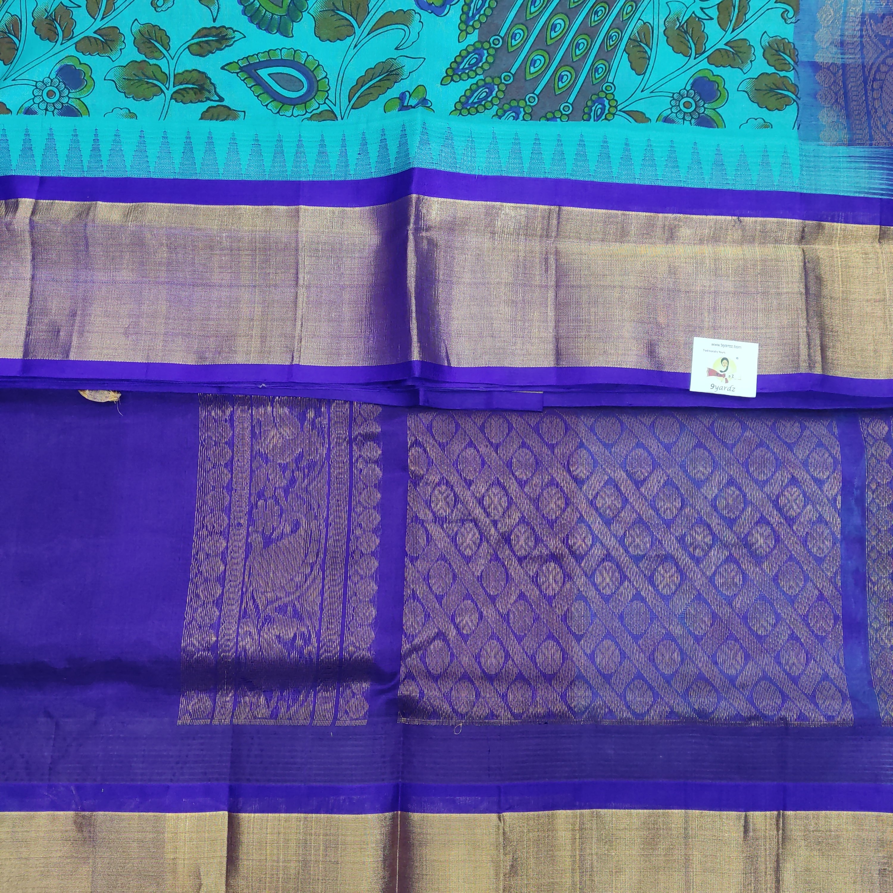 Printed Pure Silk Cotton 6Yards