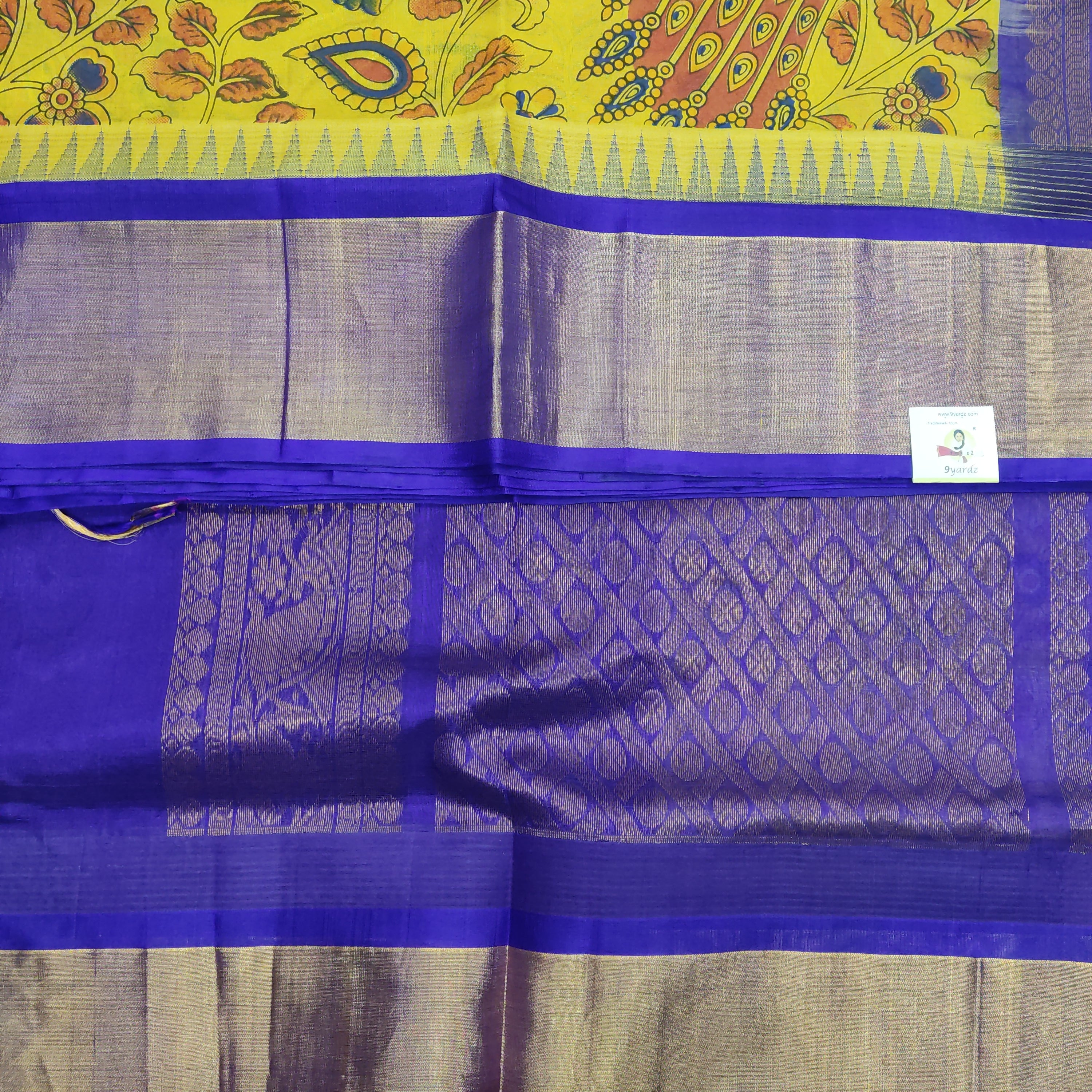 Printed Pure Silk Cotton 6Yards