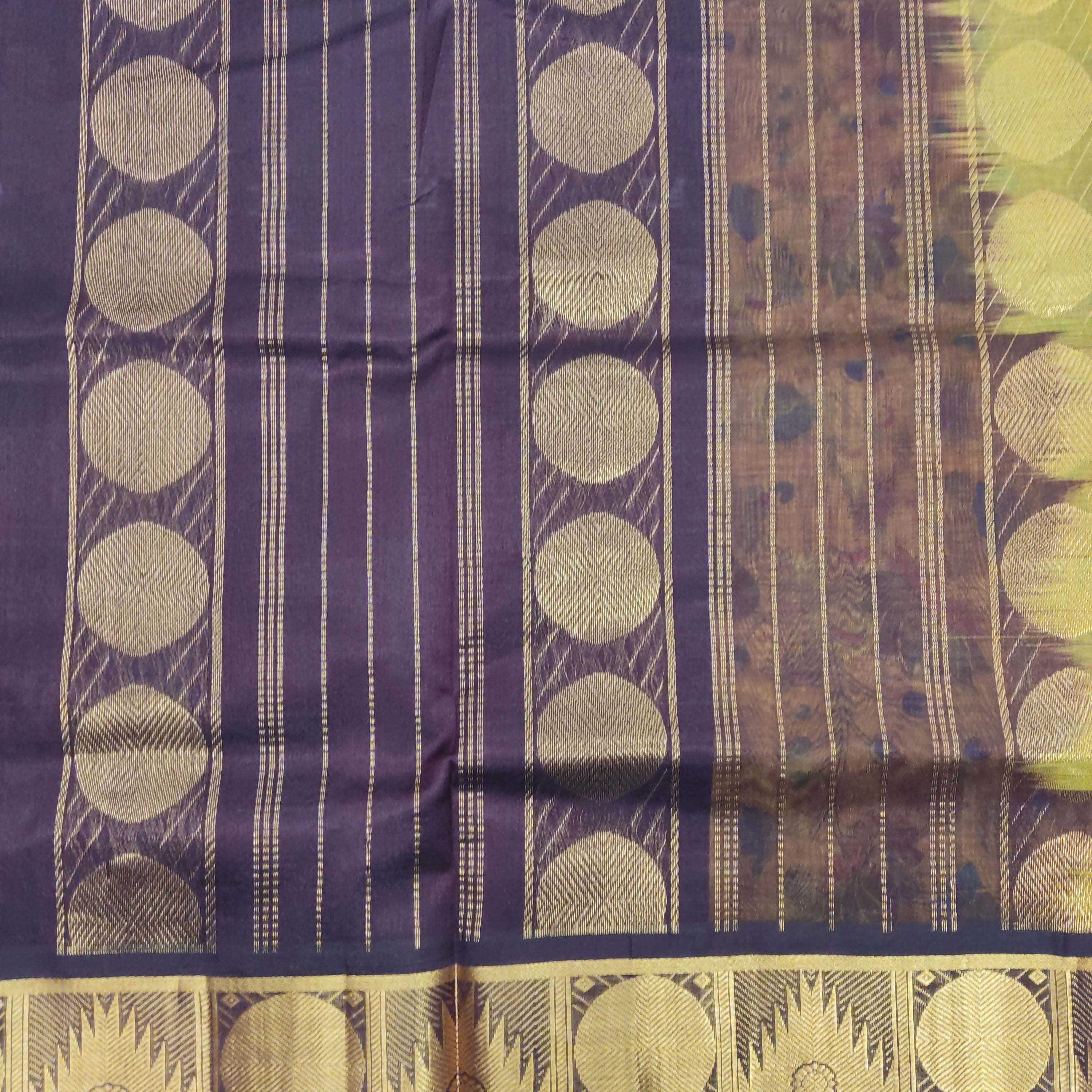 Printed Pure Silk Cotton 6Yards