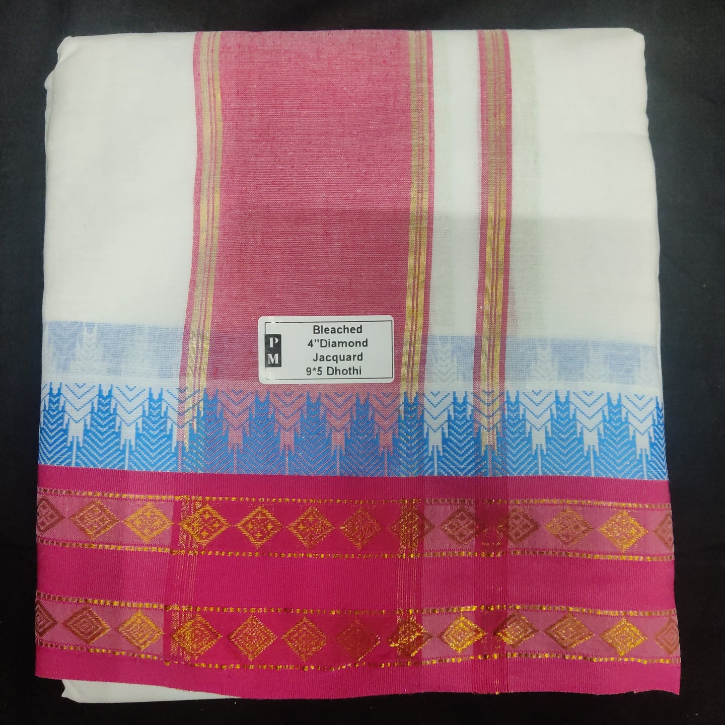 Cotton  Dhothi Jacquard 9*5