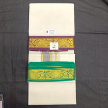 Load image into Gallery viewer, Pure cotton Muhurtham dhoti 9*5