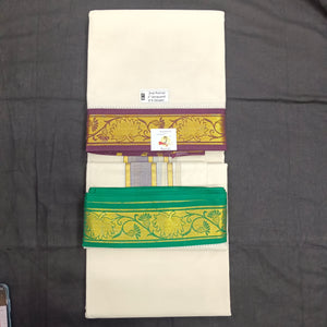 Pure cotton Muhurtham dhoti 9*5