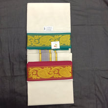 Load image into Gallery viewer, Pure cotton Muhurtham dhoti 9*5