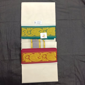 Pure cotton Muhurtham dhoti 9*5