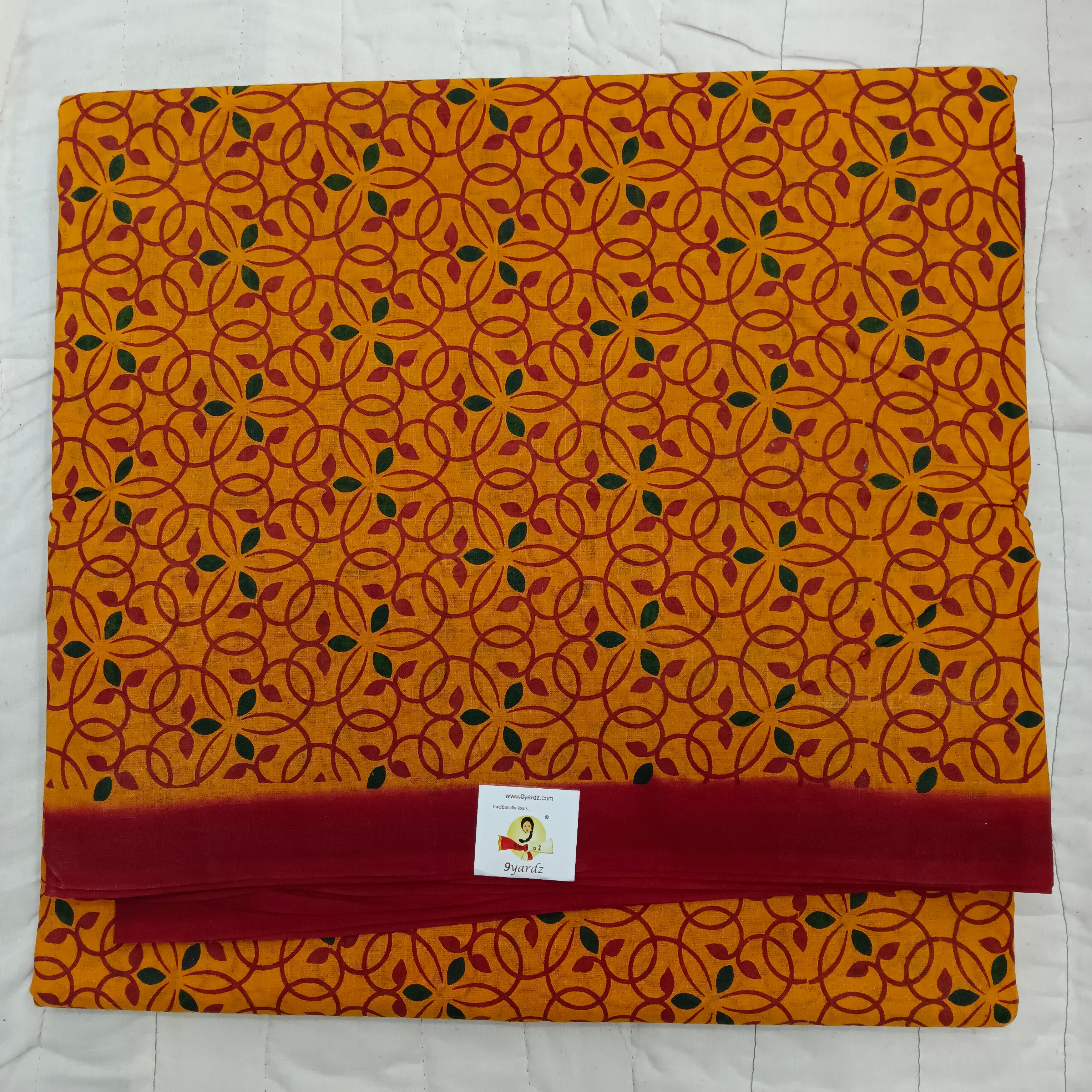 Sungudi cotton 10.5 yards madisar