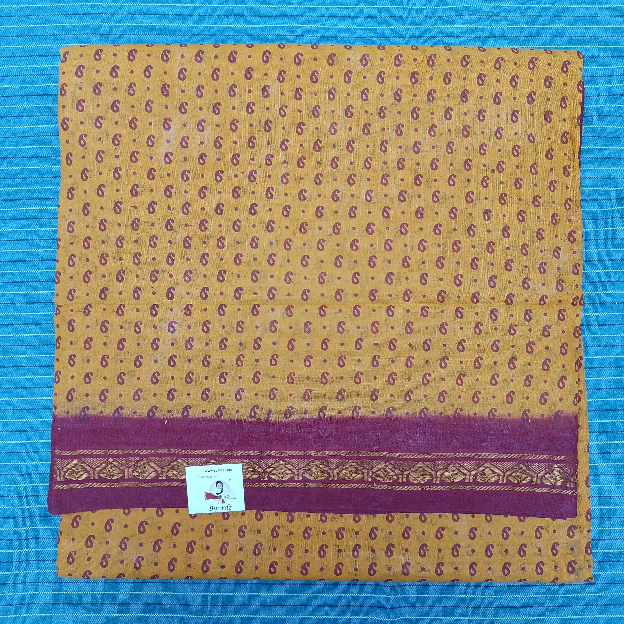 Sungudi cotton 10.5 yards madisar