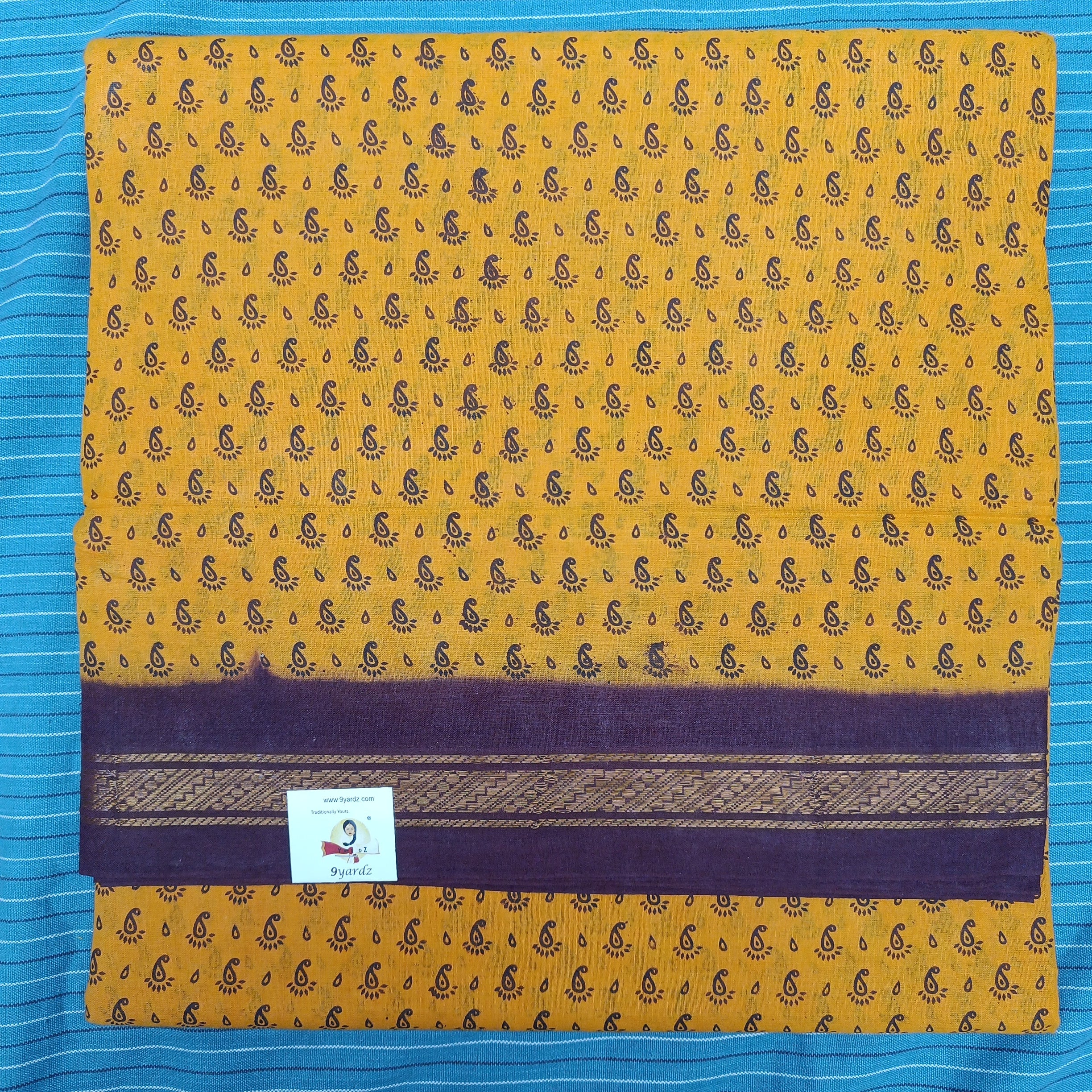 Sungudi cotton 10.5 yards madisar