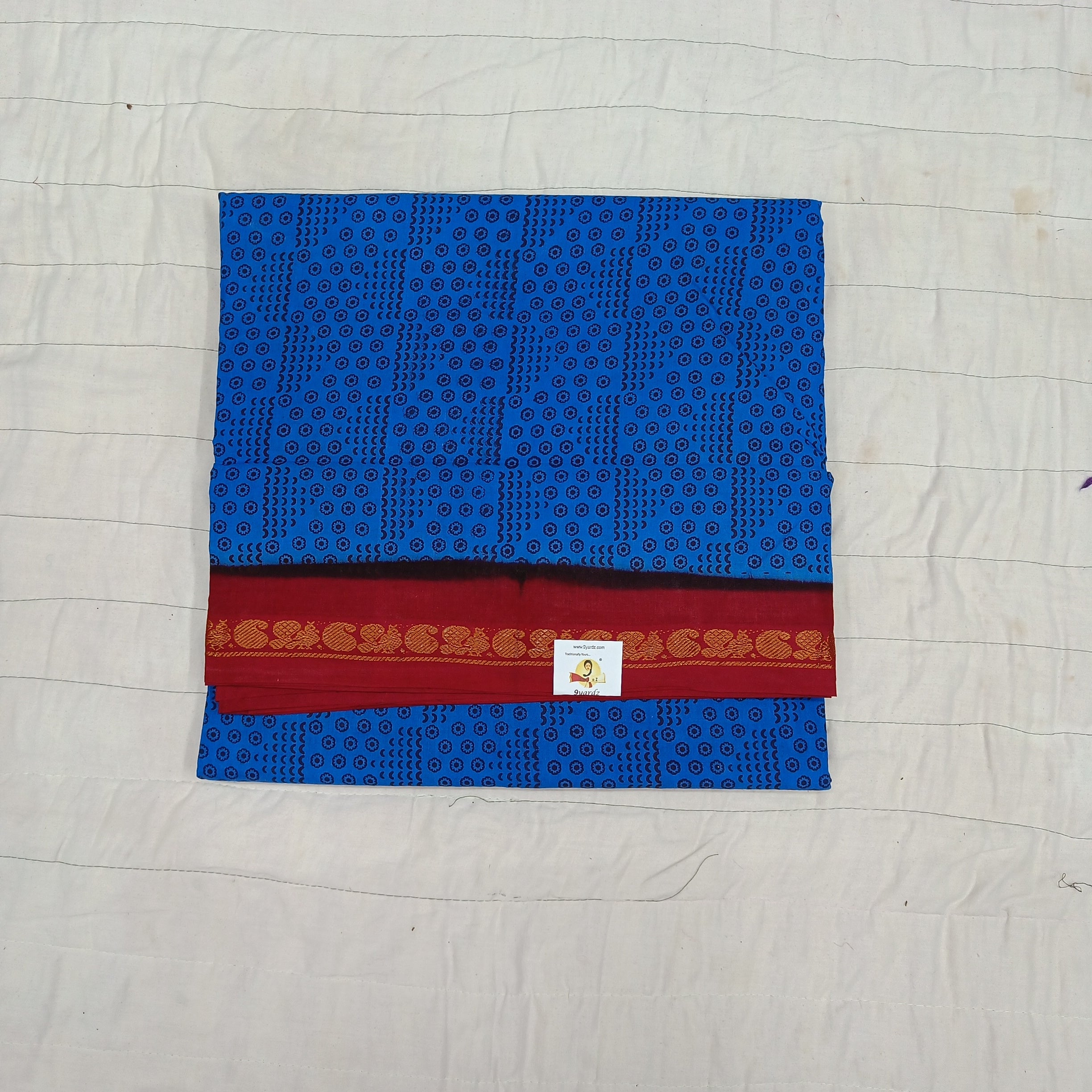 Sungudi cotton 10.5 yards madisar